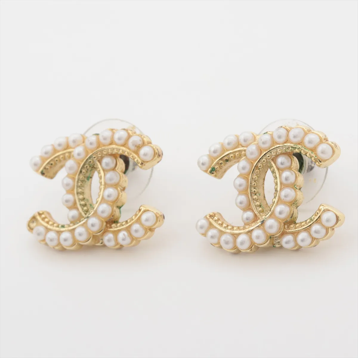 Cocomark A20C Earrings (for both ears) GP x Fake Pearl Gold — view 3