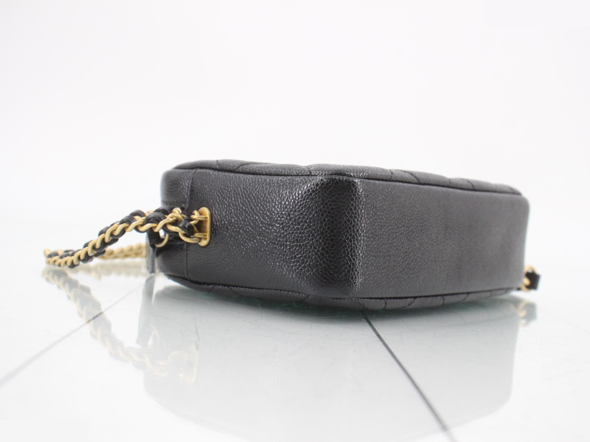 Coco Mark Matelassé Caviar Skin Camera Bag Shoulder Bag — view 5