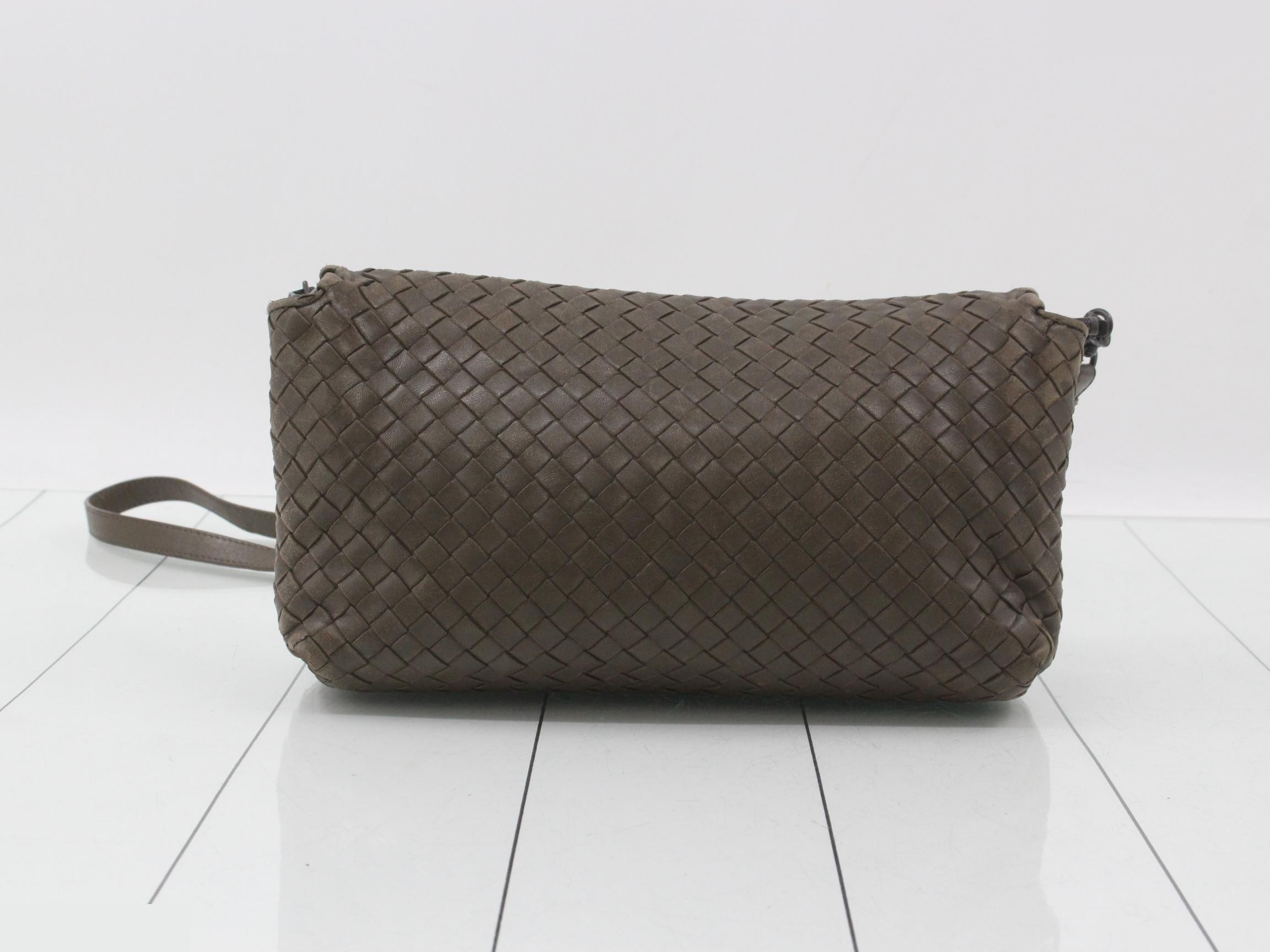 Intrecciato (bag) - Shoulder bag - Brown — view 2