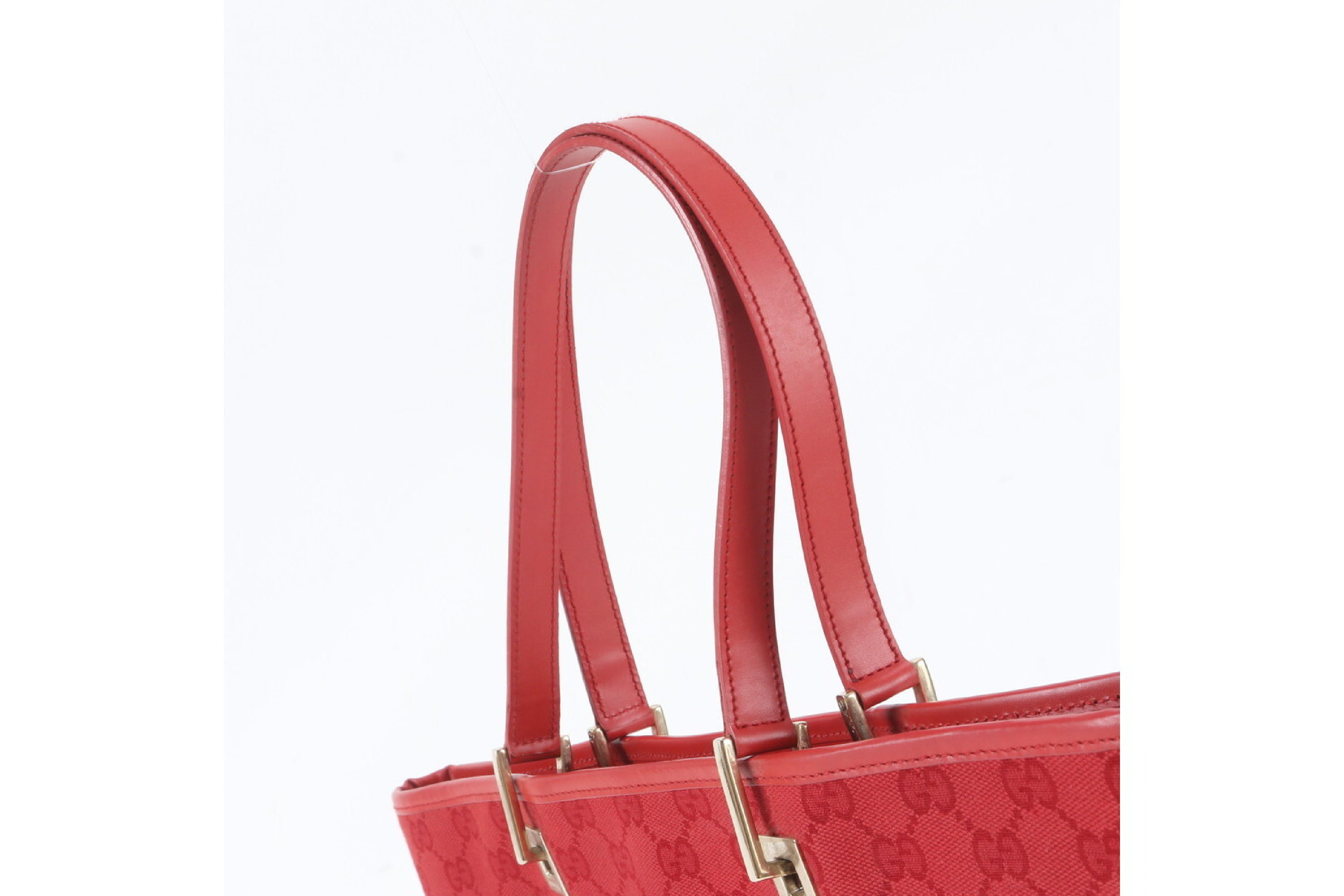 GG Canvas Leather Tote Bag — view 2