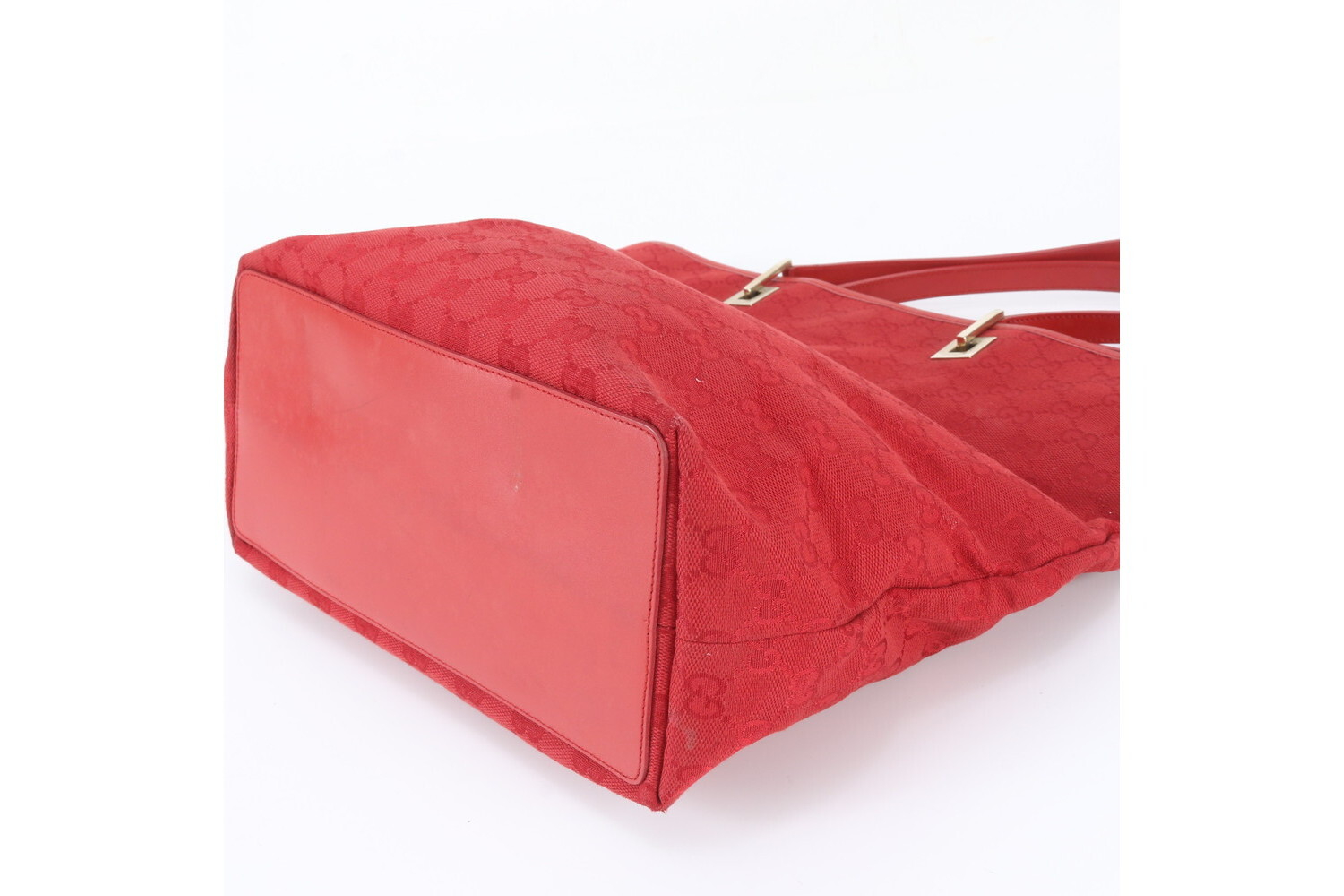 GG Canvas Leather Tote Bag — view 6
