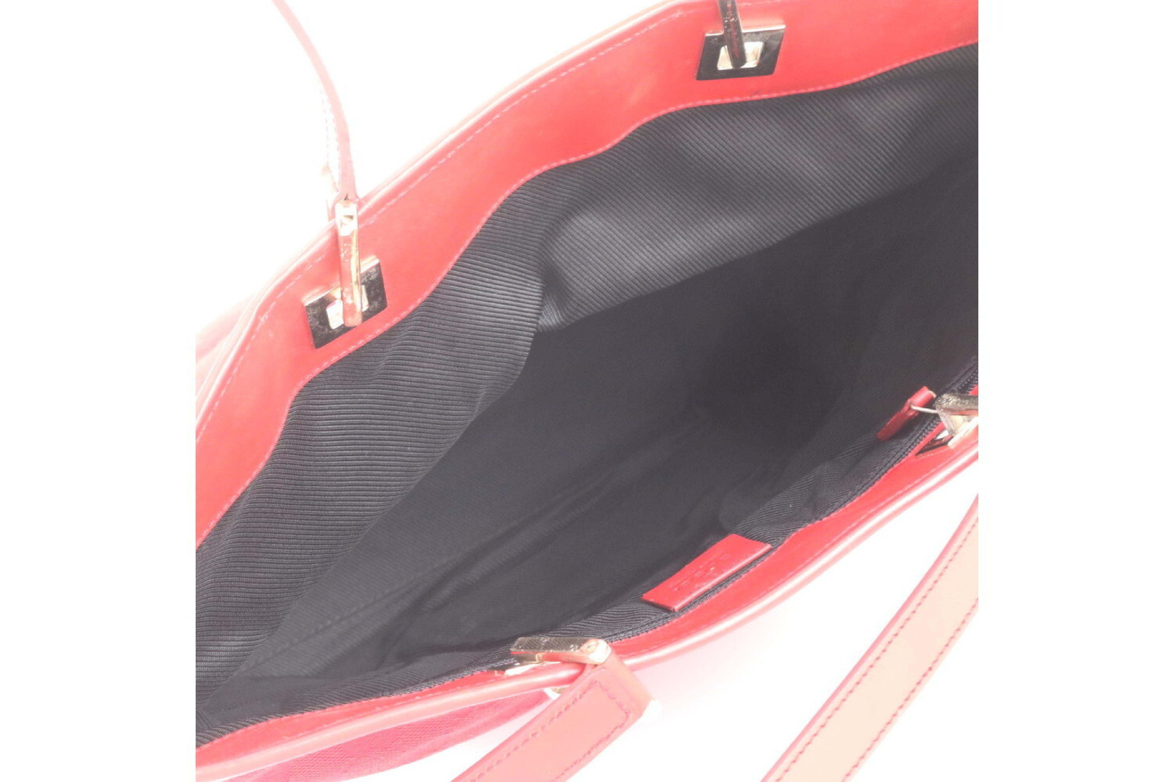 GG Canvas Leather Tote Bag — view 7