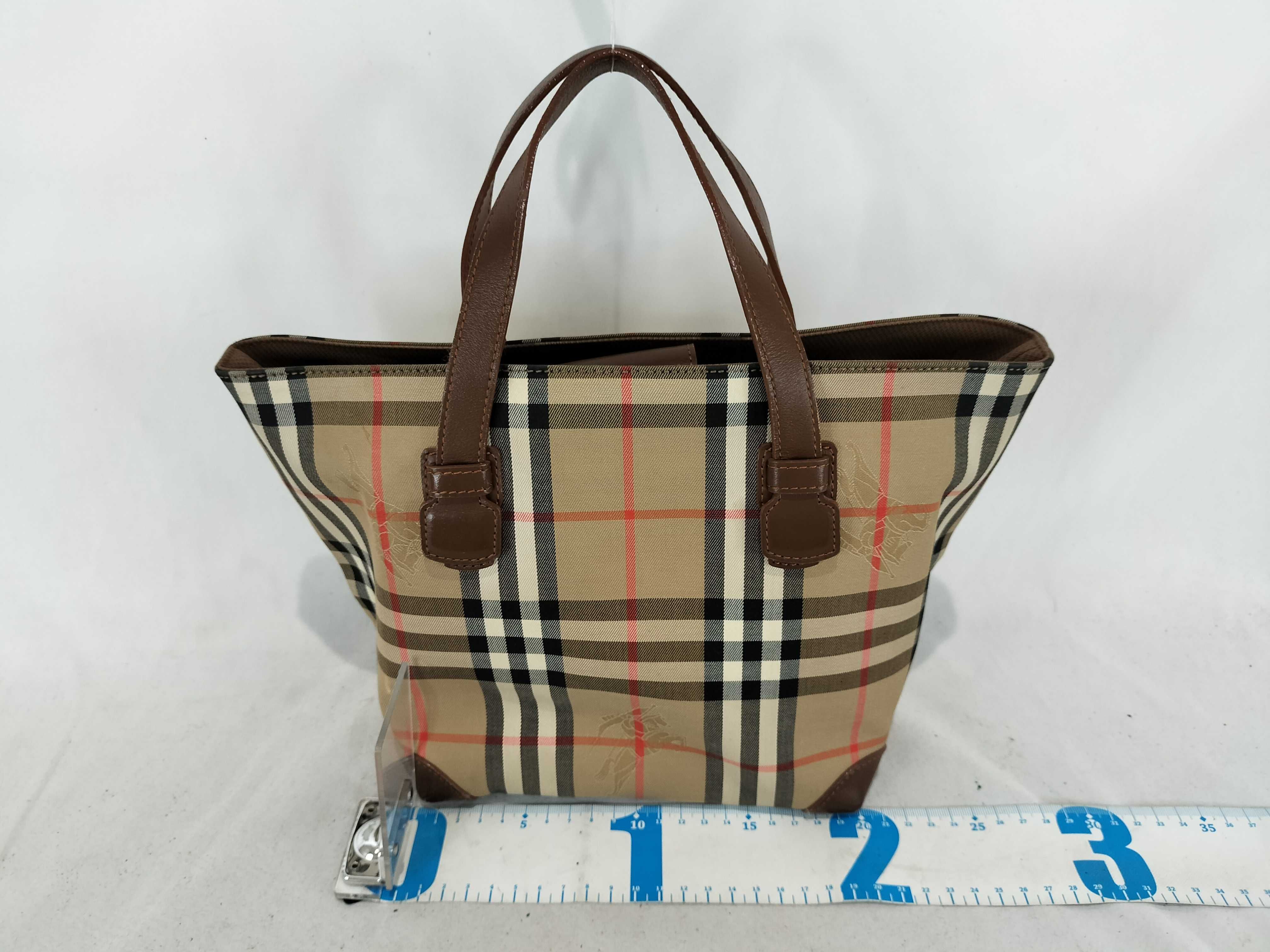 Nova Check Shadow Horse Tote Handbag — view 3