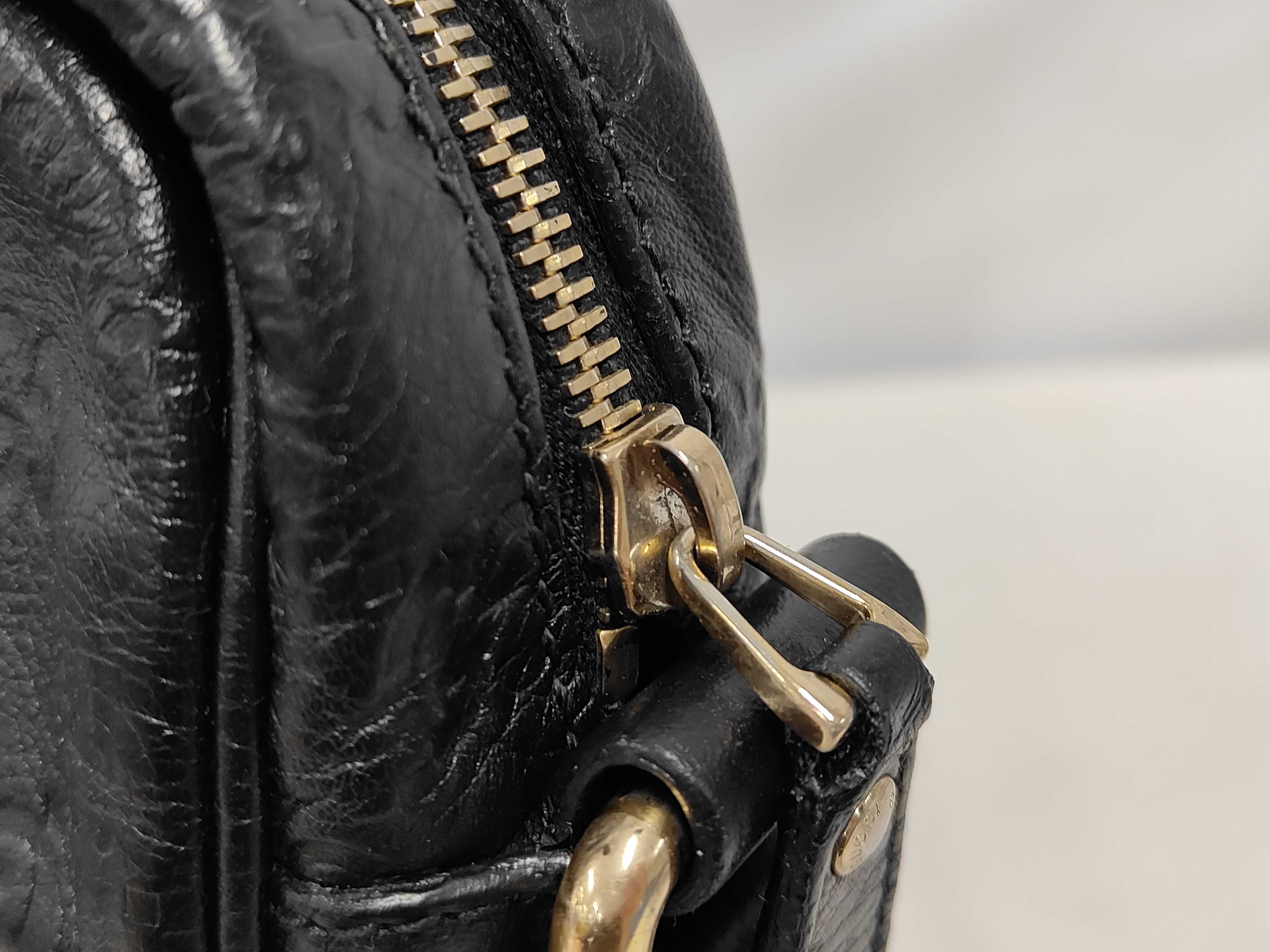 Guccissima Leather Shoulder Bag, Black, Serial Numbered Shoulder Bag — view 7