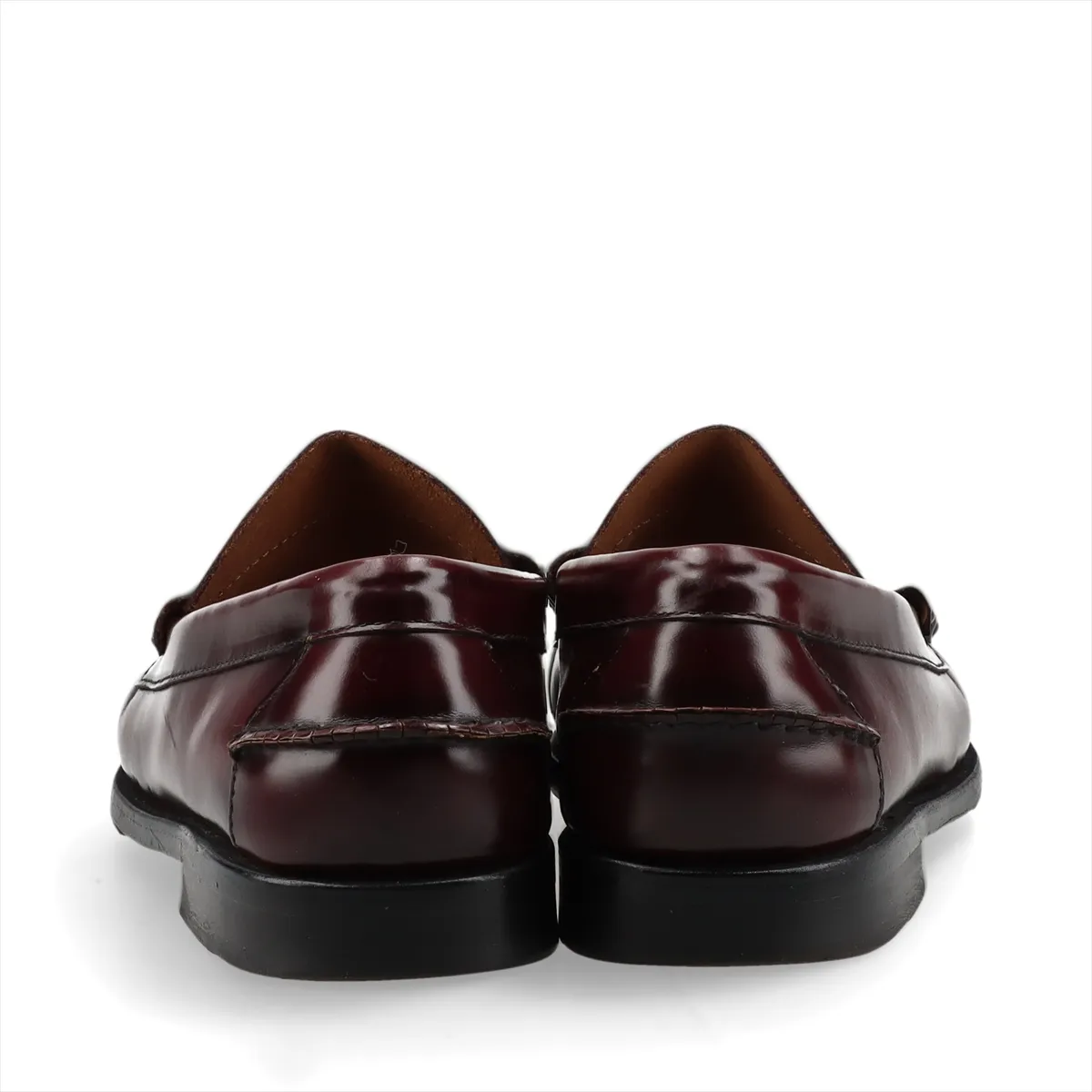 Leather Loafers, Size 7, Men's, Bordeaux, 2DB015, Coin Loafers — view 6