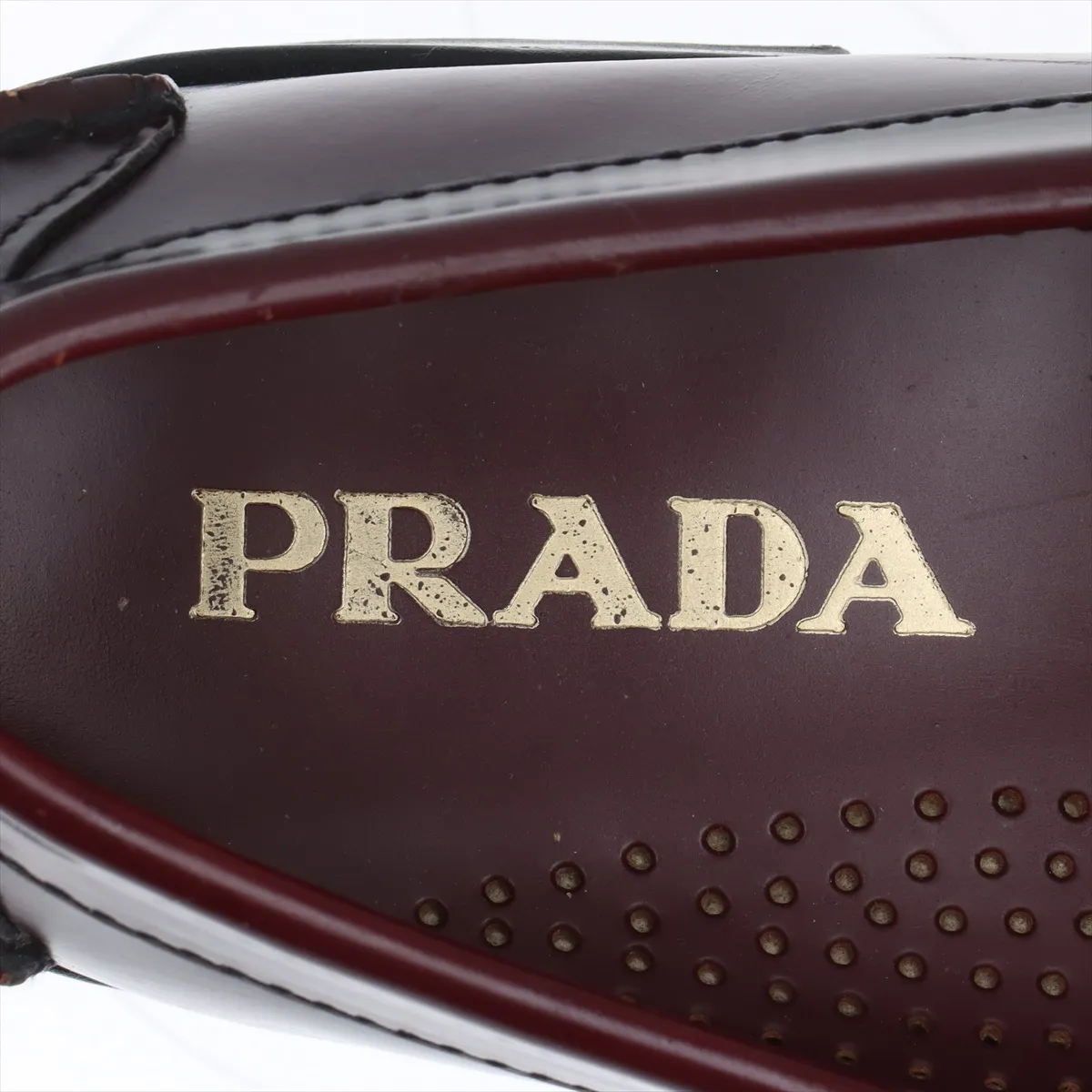 Leather Loafers, Size 7, Men's, Bordeaux, 2DB015, Coin Loafers — view 9