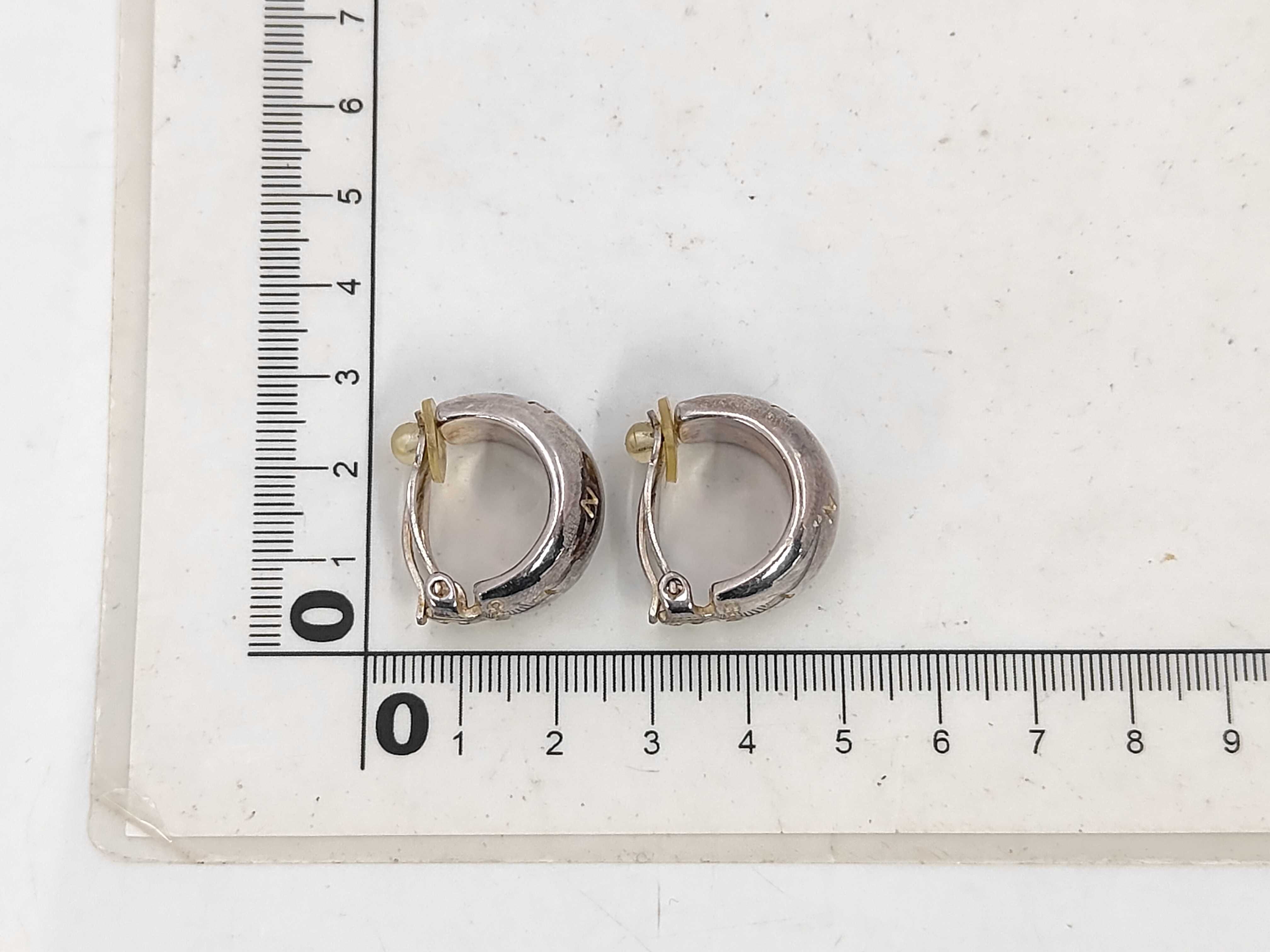 earrings, 925 sterling silver, with box. — view 5
