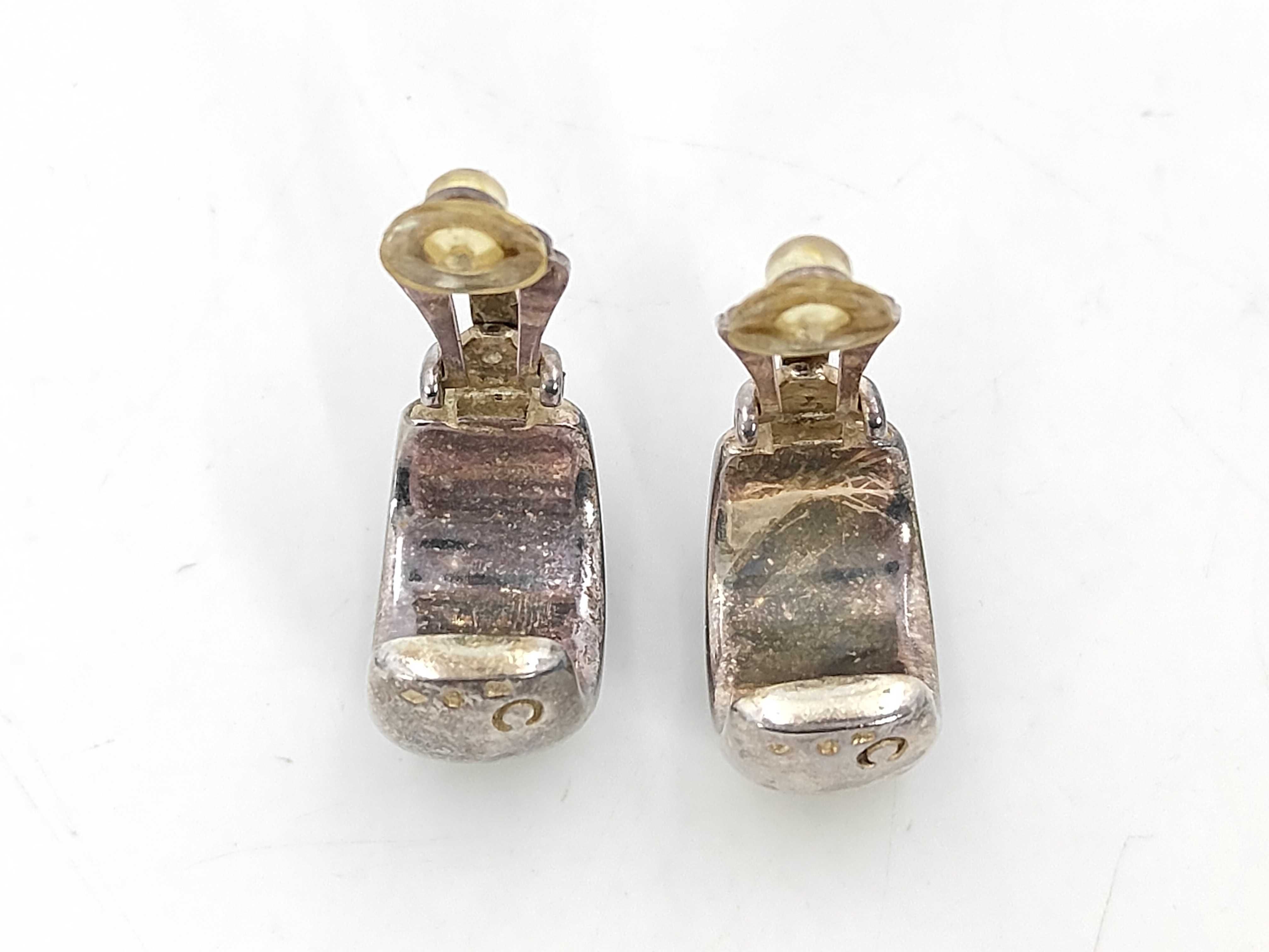earrings, 925 sterling silver, with box. — view 7
