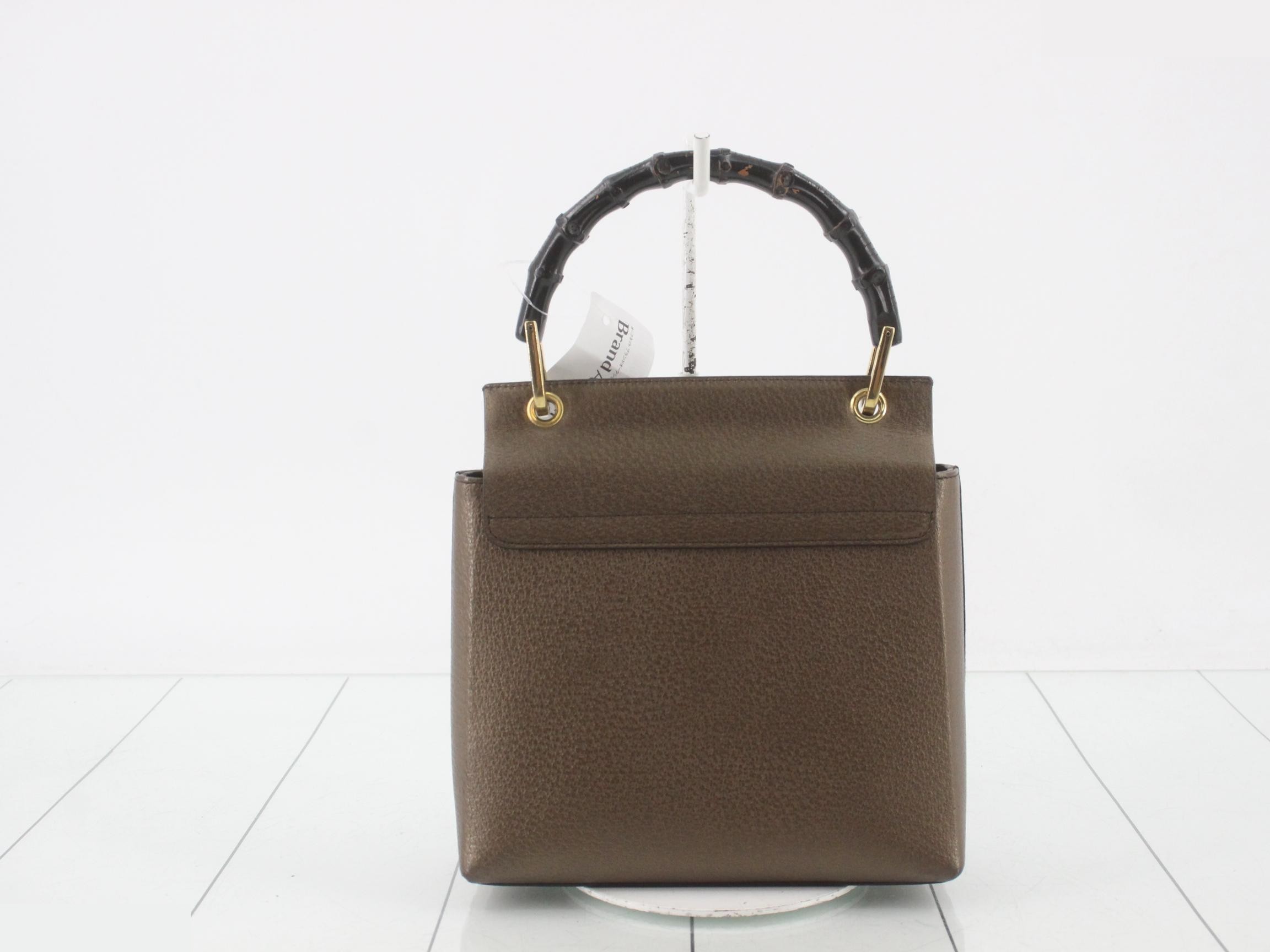 Bamboo bag, leather — view 2