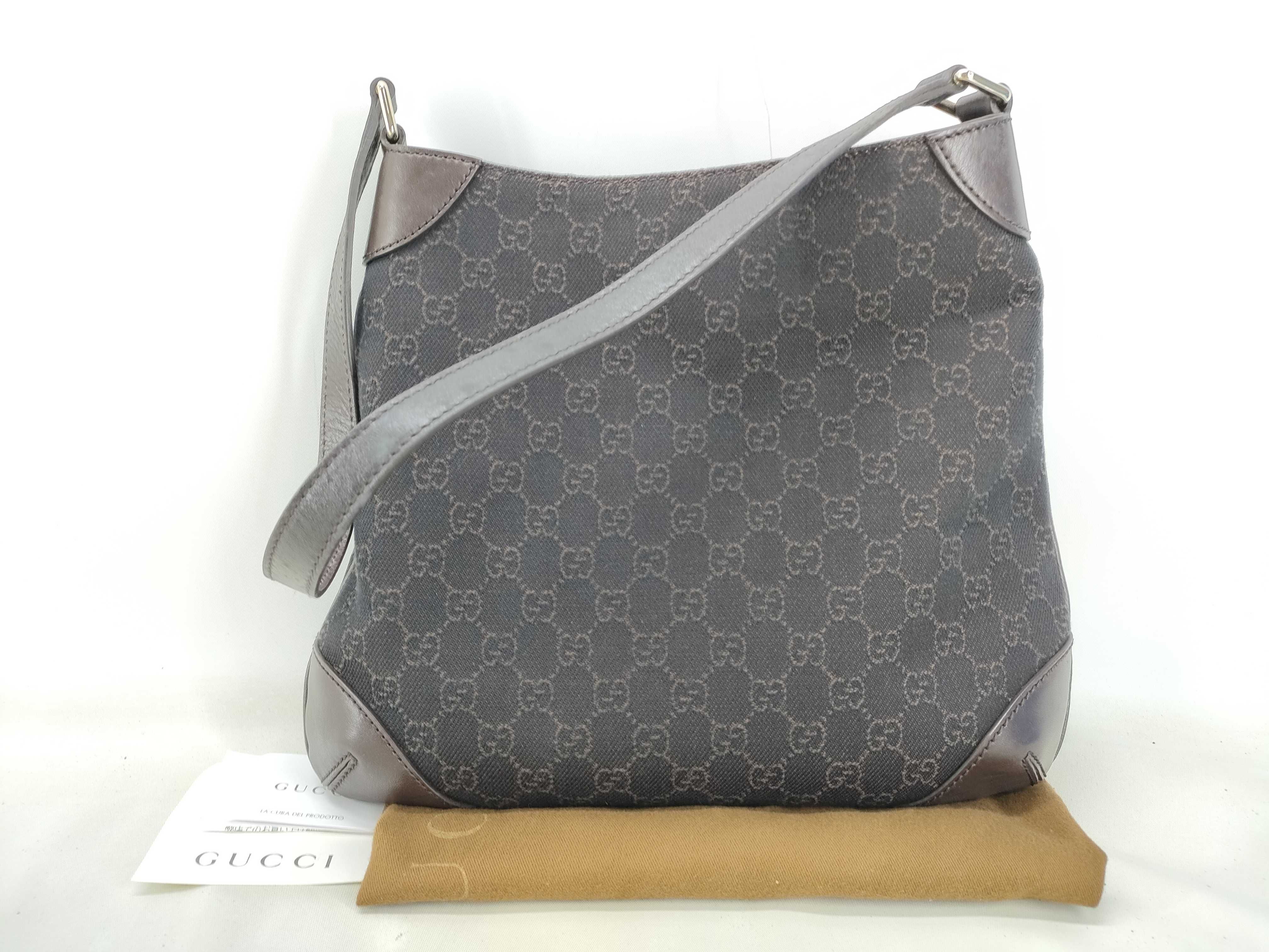 GG Canvas Shoulder Bag 248272 Guccissima Shoulder Bag