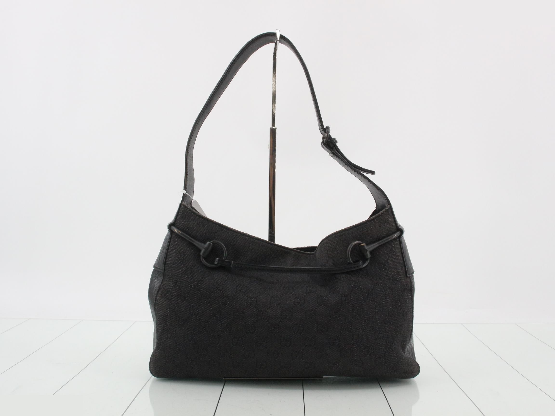 GG Canvas Horsebit Shoulder Bag — view 2