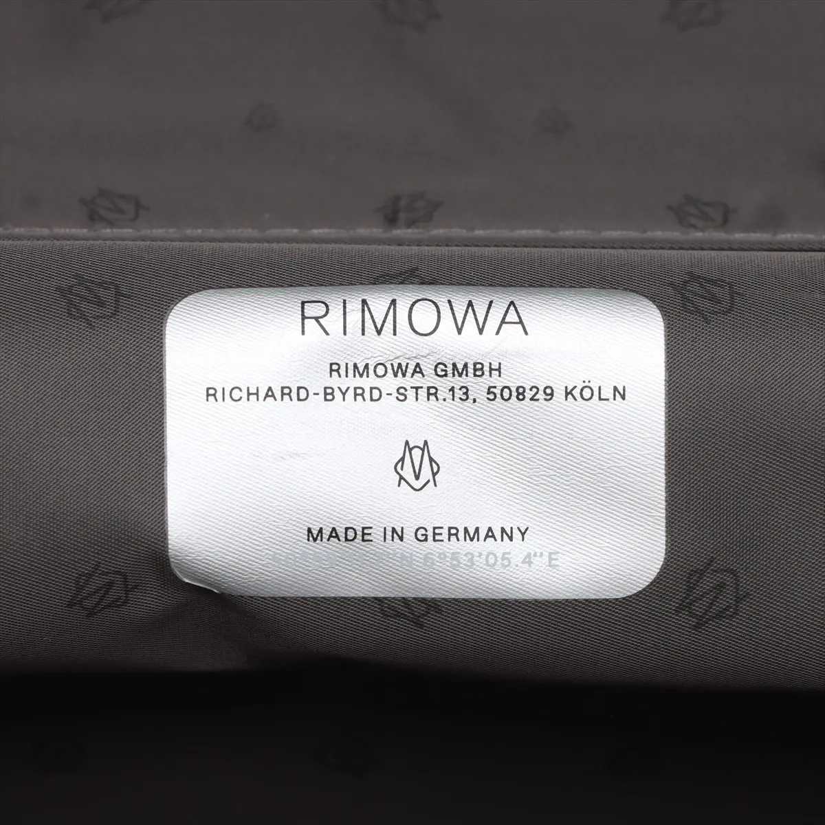 [Individually packaged] Rimowa Check-in M Aluminum Carry Case, Silver, Combination Lock: Left 000, Right 321, Pouch core broken — view 9