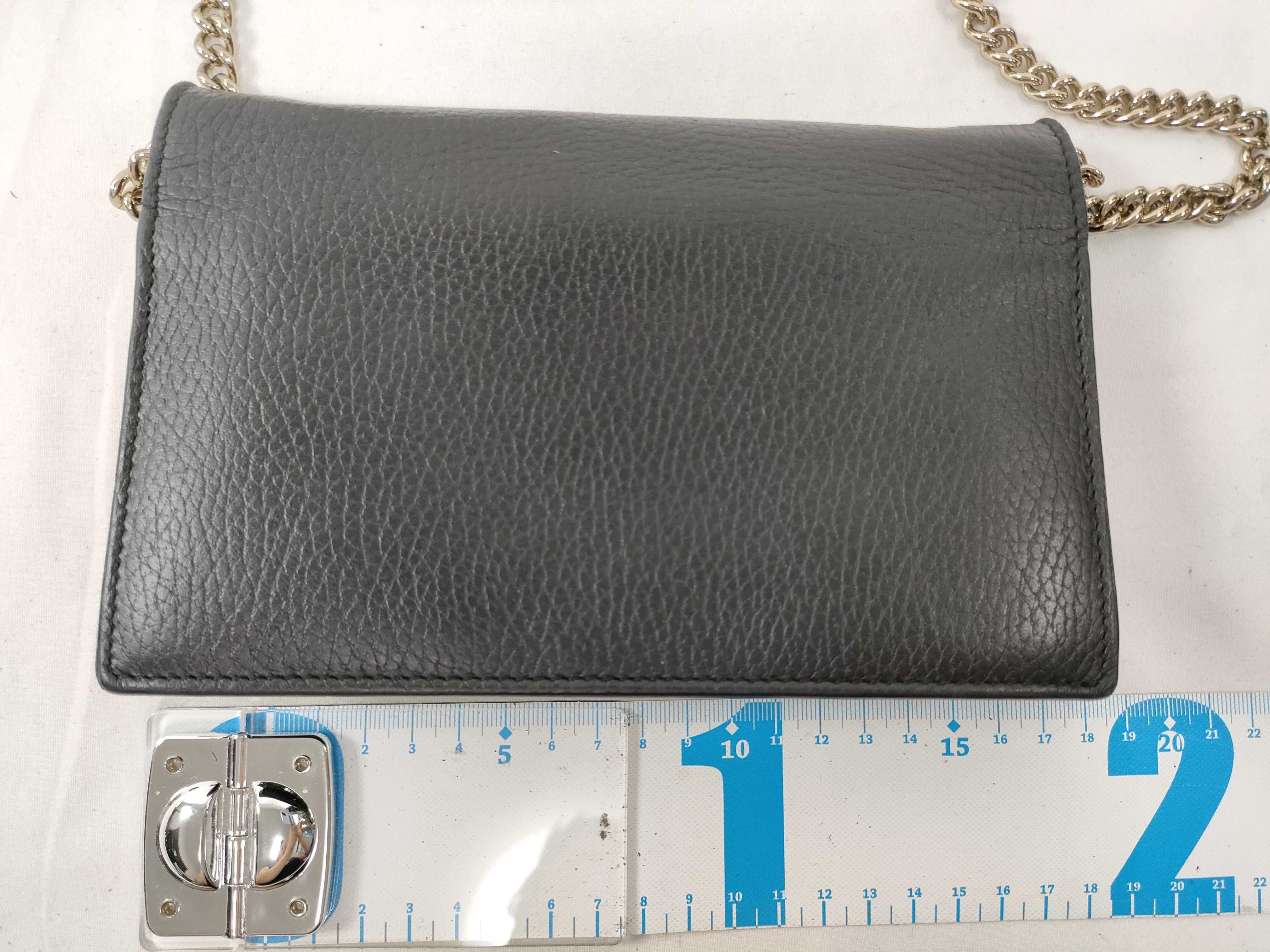 Interlocking Mini Black 615523 Shoulder Bag — view 2
