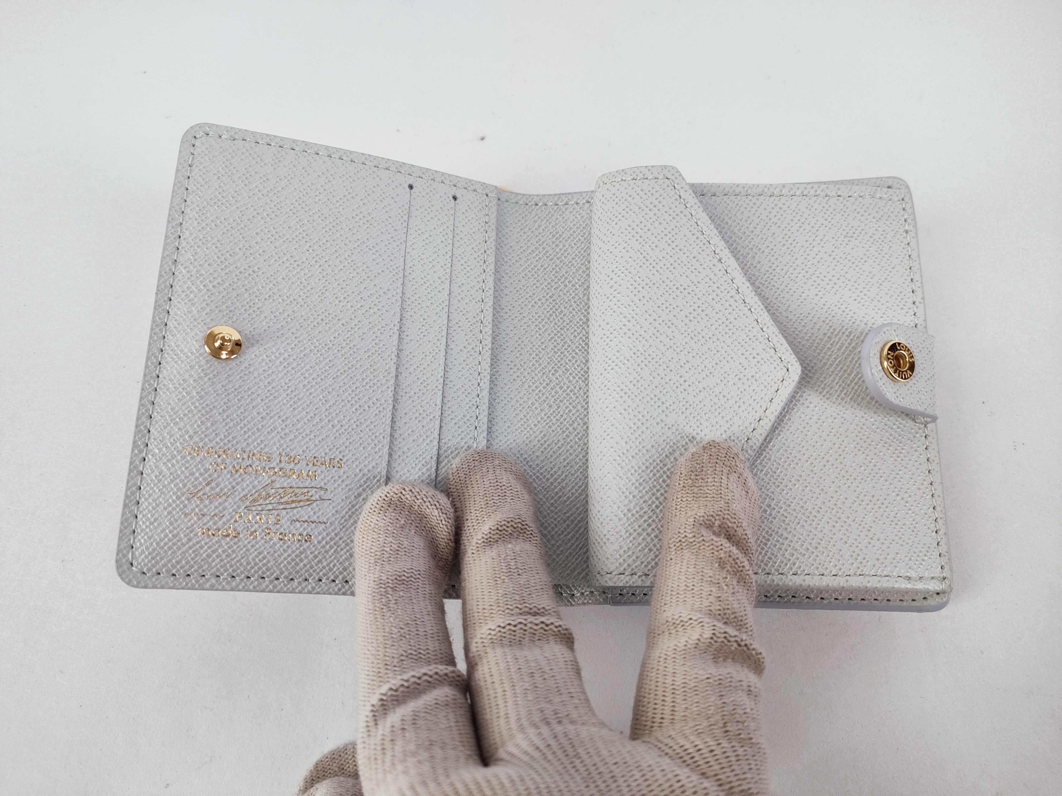 Monogram Louis Vuitton Monogram 130th Anniversary Portefeuille Wallet with Charm — view 9
