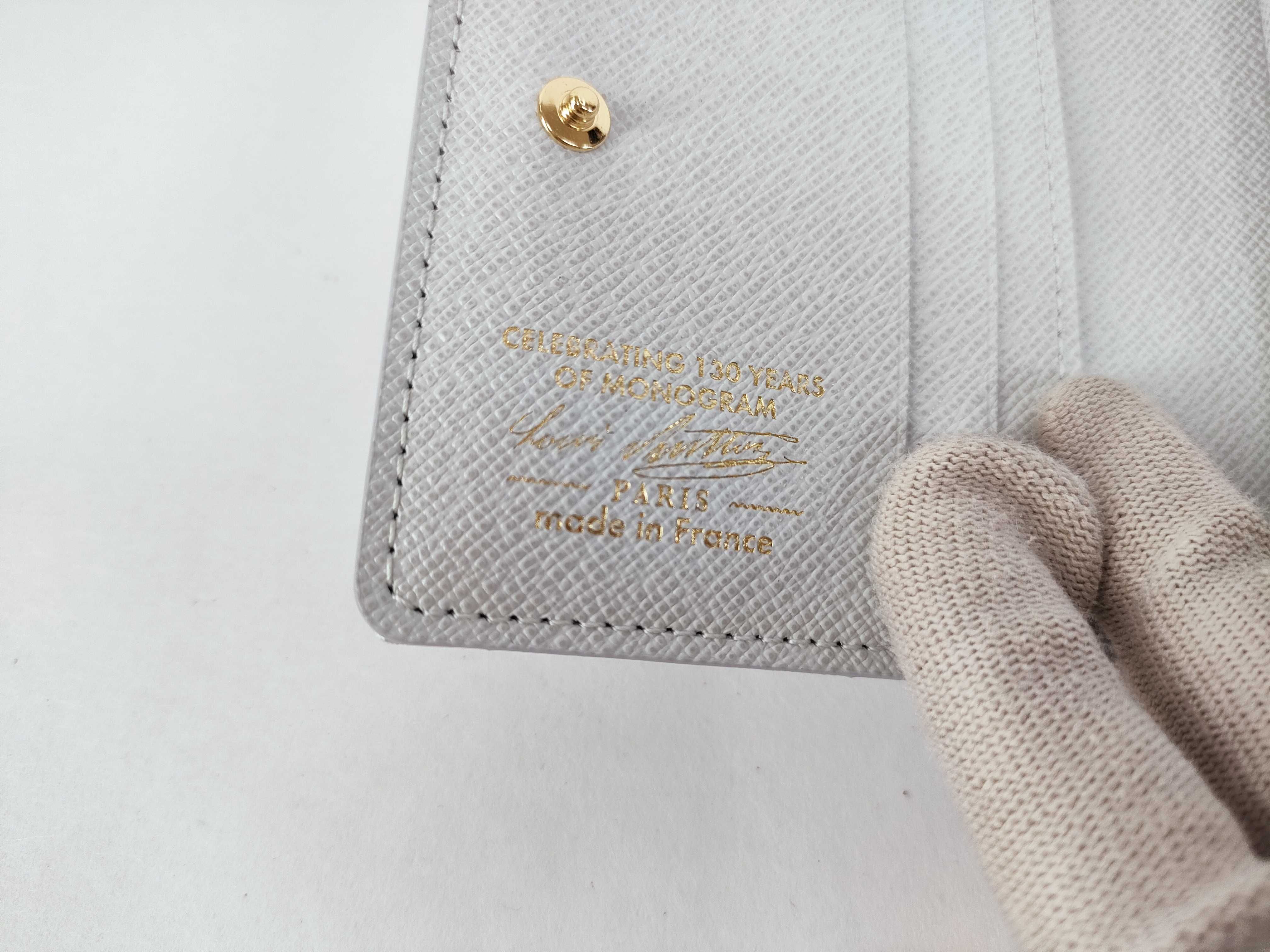 Monogram Louis Vuitton Monogram 130th Anniversary Portefeuille Wallet with Charm — view 10