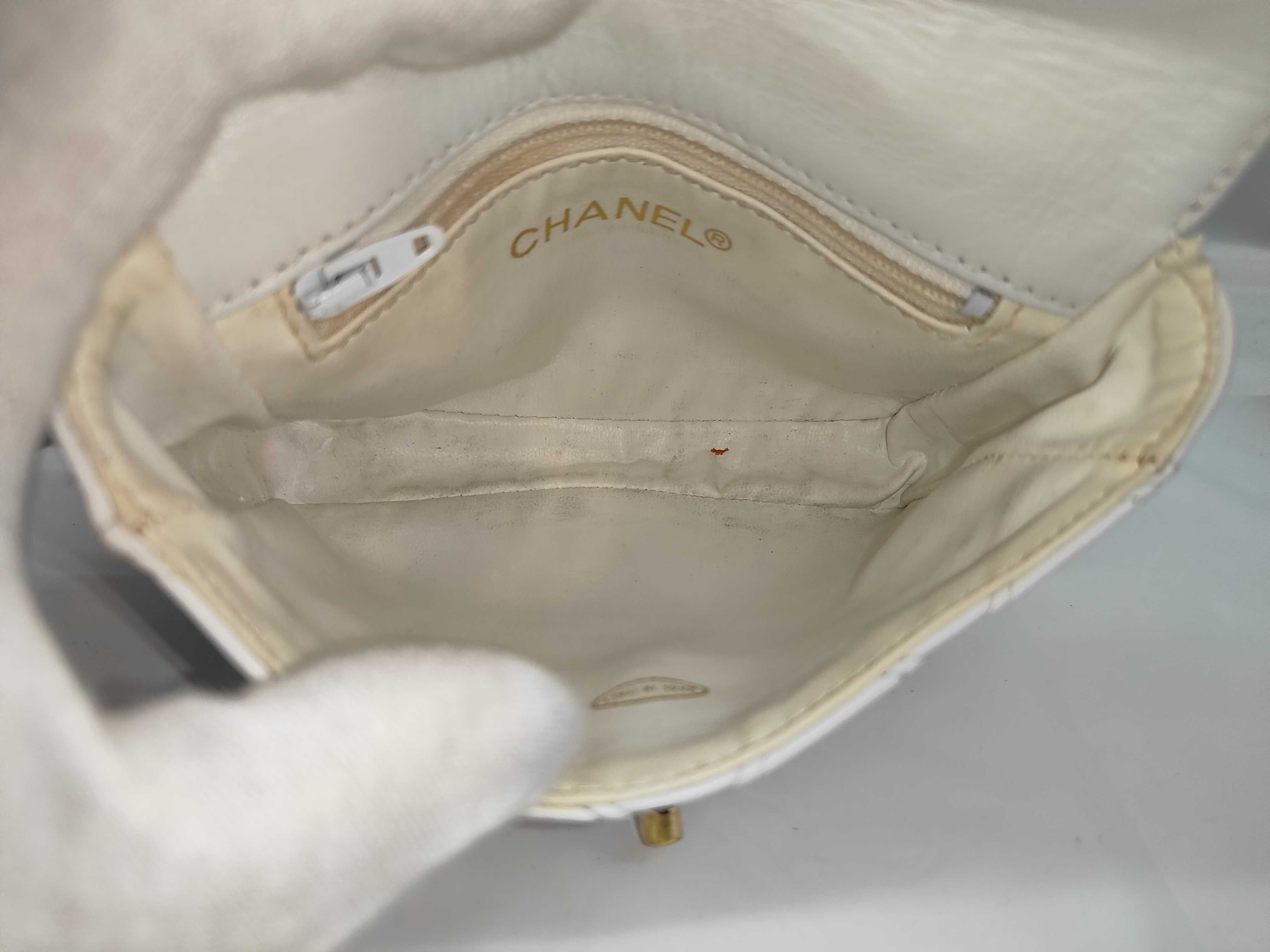Lambskin Bicolore Waist Pouch Waist Bag White Waist Bag — view 6