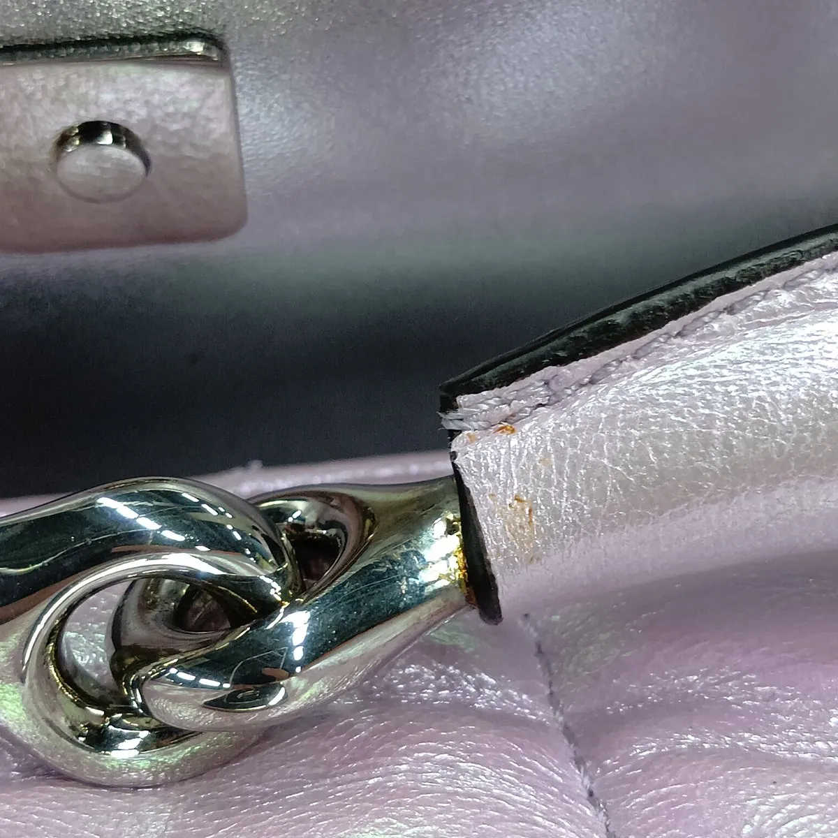 Horsebit 764255 Leather Shoulder Bag Pink Aurora — view 13