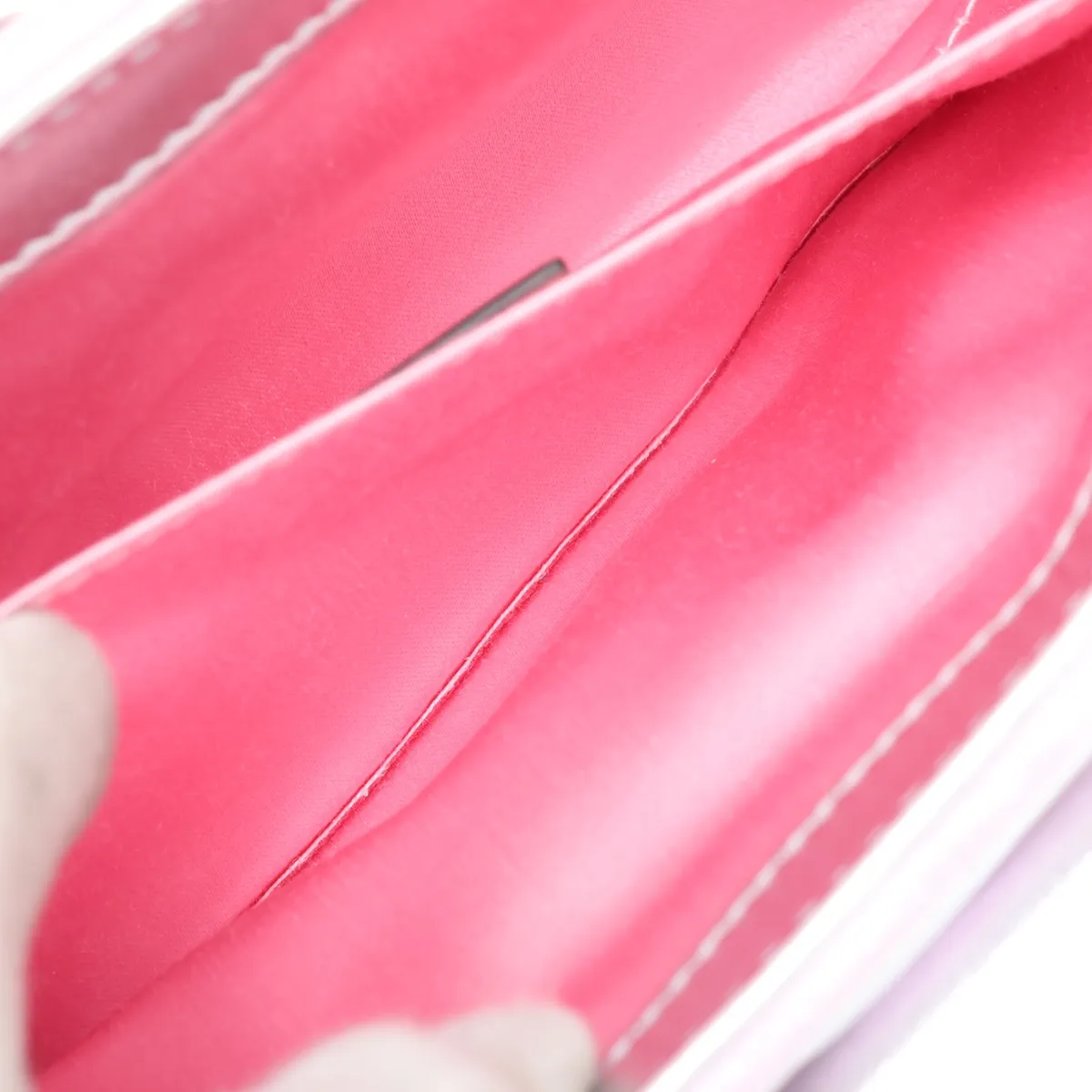 Horsebit 764255 Leather Shoulder Bag Pink Aurora — view 9