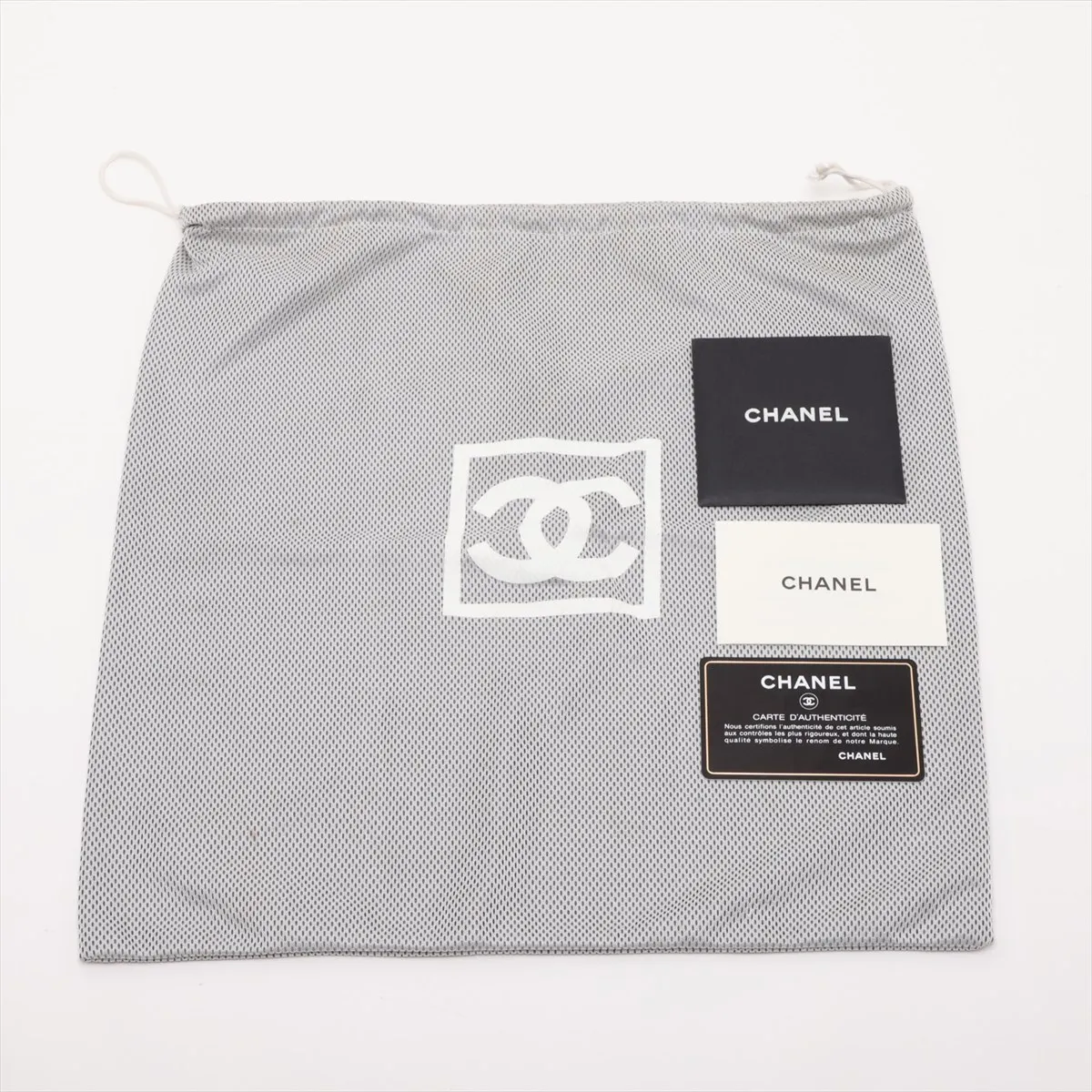 Sport Line Suede x Leather Chain Shoulder Bag, Chocolate Bar (Gray x Navy), Silver Hardware, Item Number 12350634, Series 12 — view 9