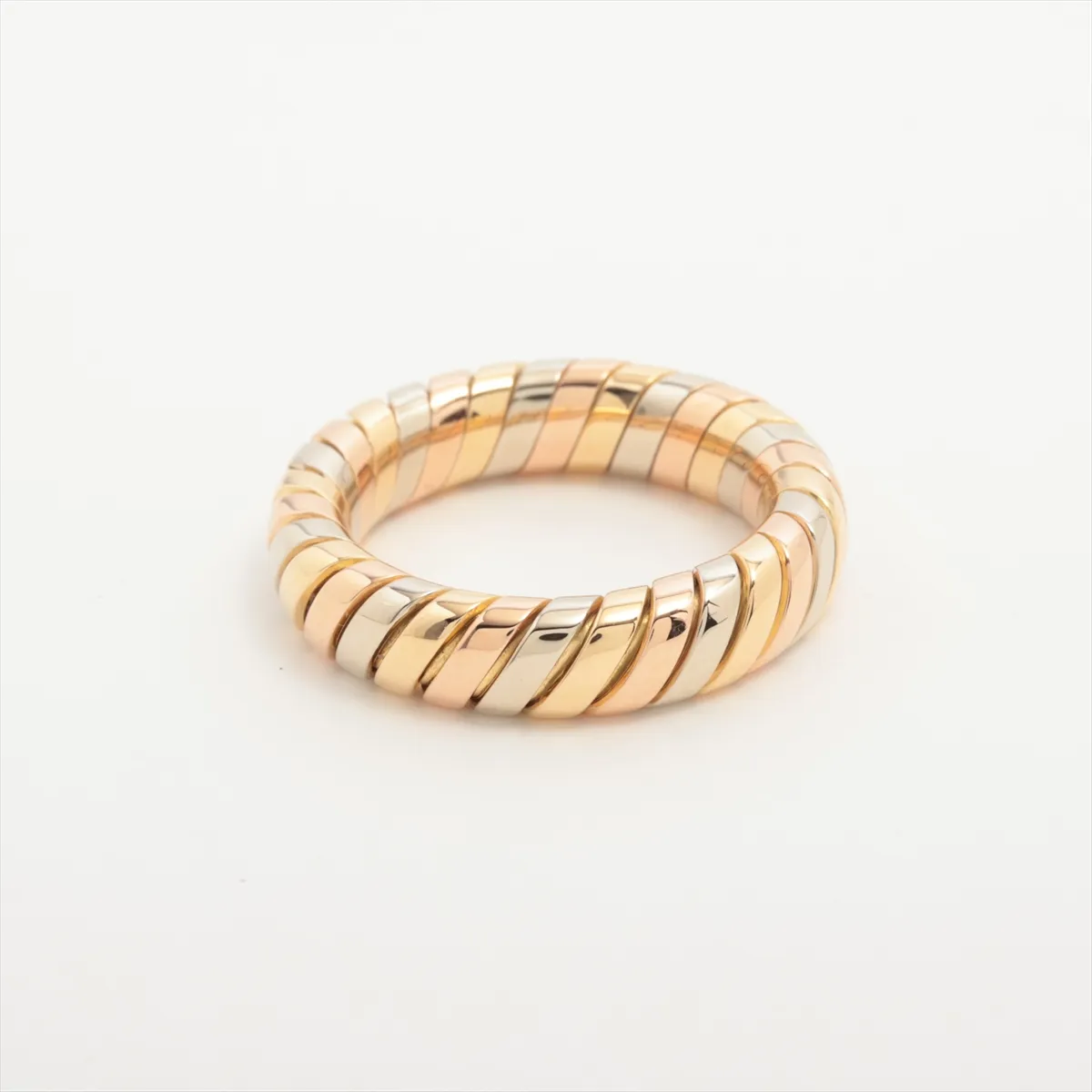 Tubogas Ring 750 (YG x PG x WG) 8.5g, dents — view 2
