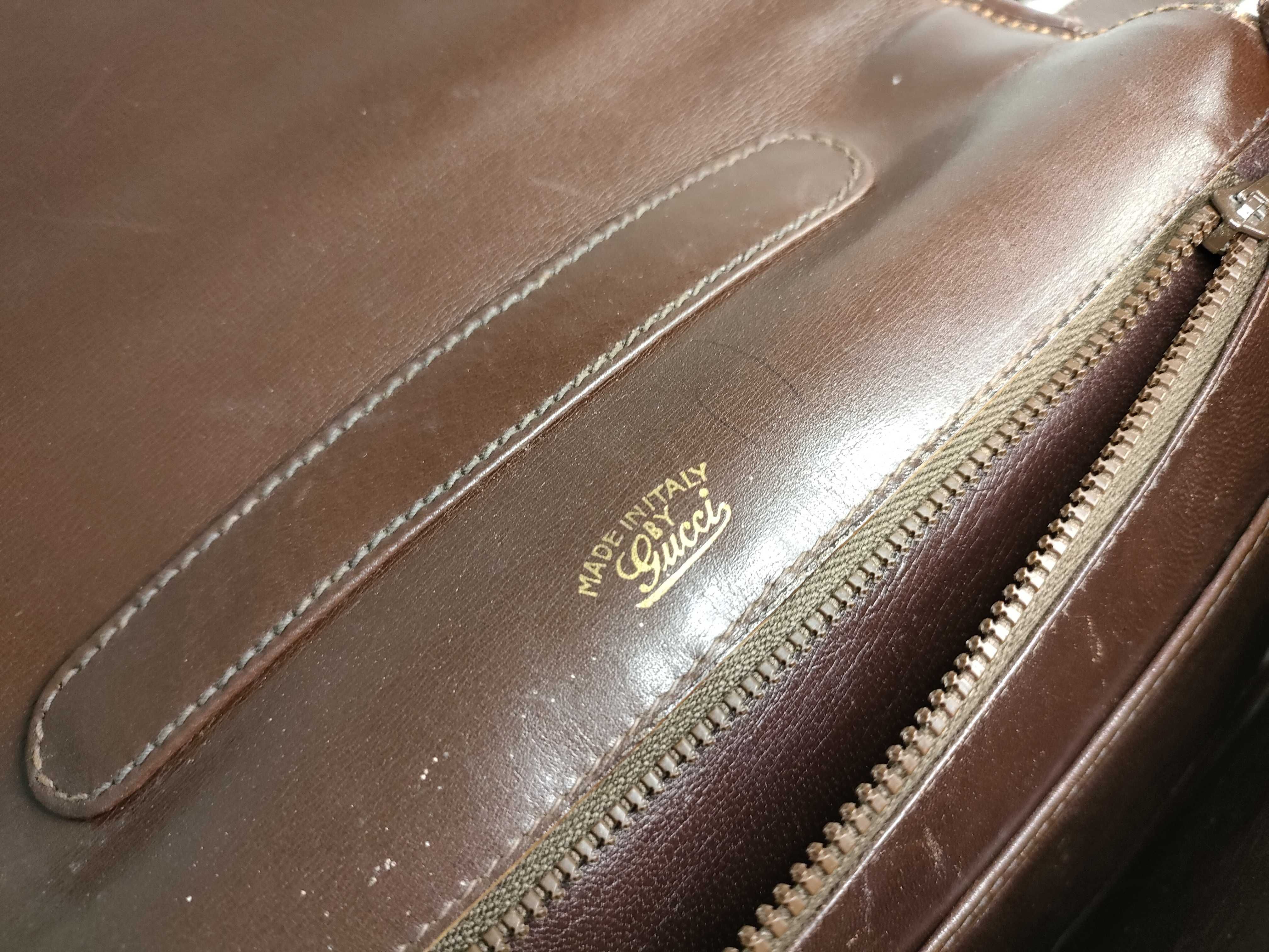 GG Micro GG Shoulder Bag, Suede Leather, Brown Shoulder Bag — view 13