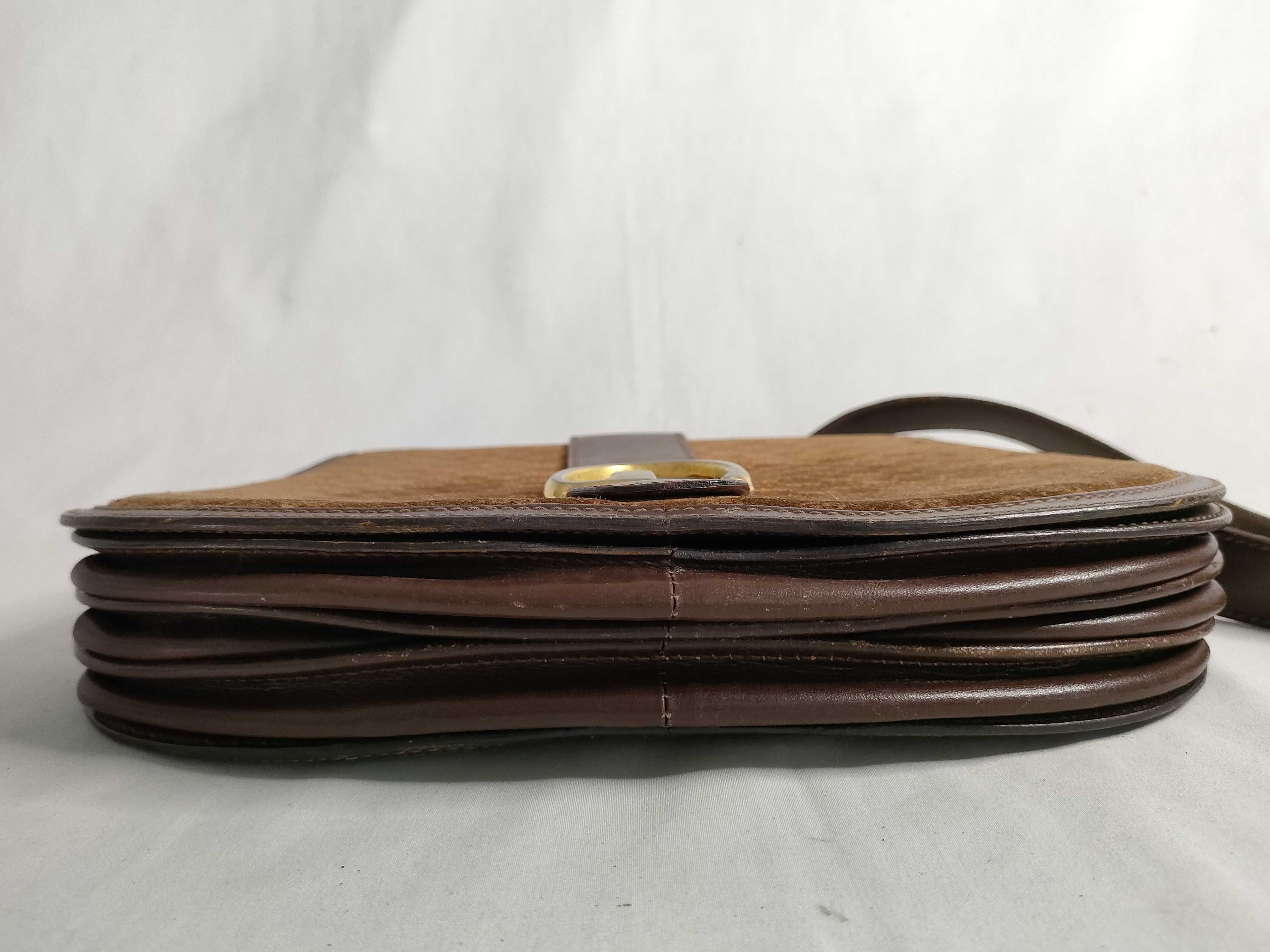 GG Micro GG Shoulder Bag, Suede Leather, Brown Shoulder Bag — view 7
