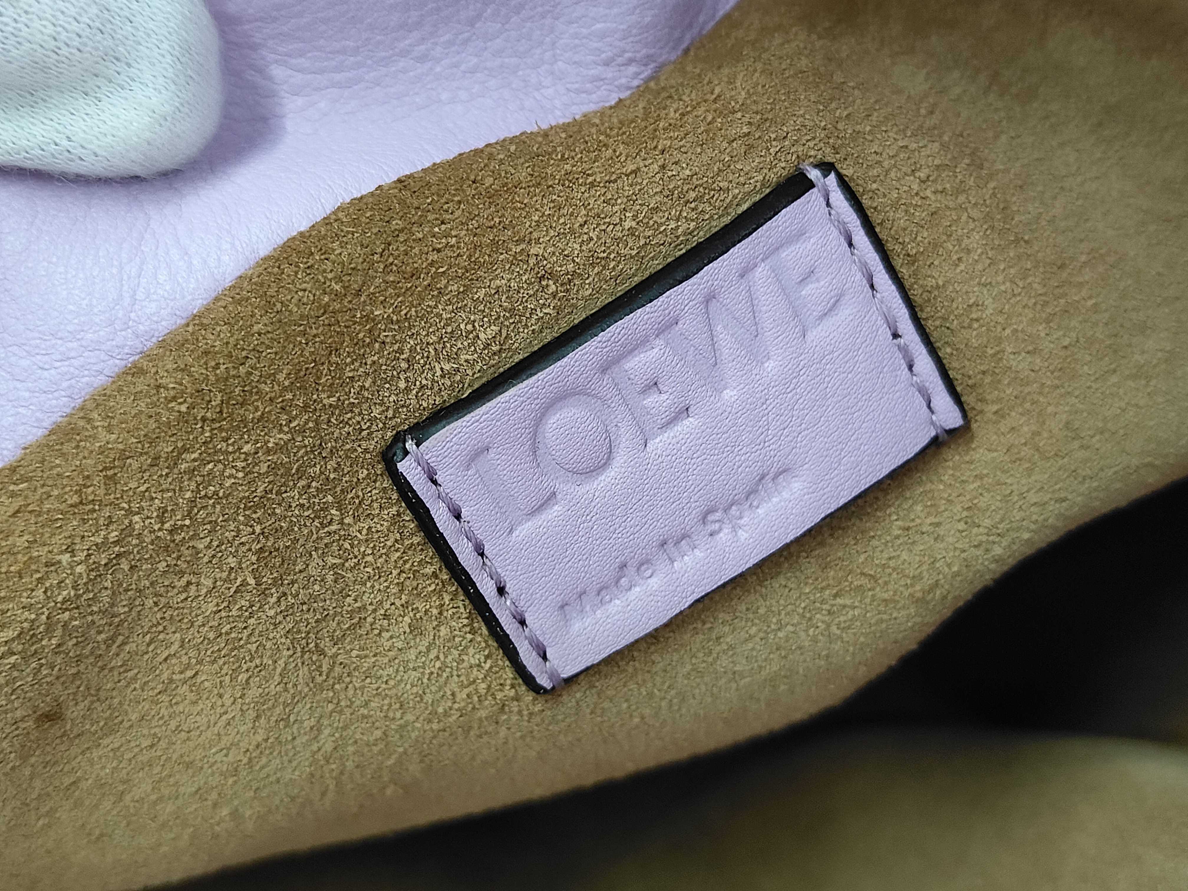 Light Purple Lambskin Flamenco Shoulder Bag — view 11