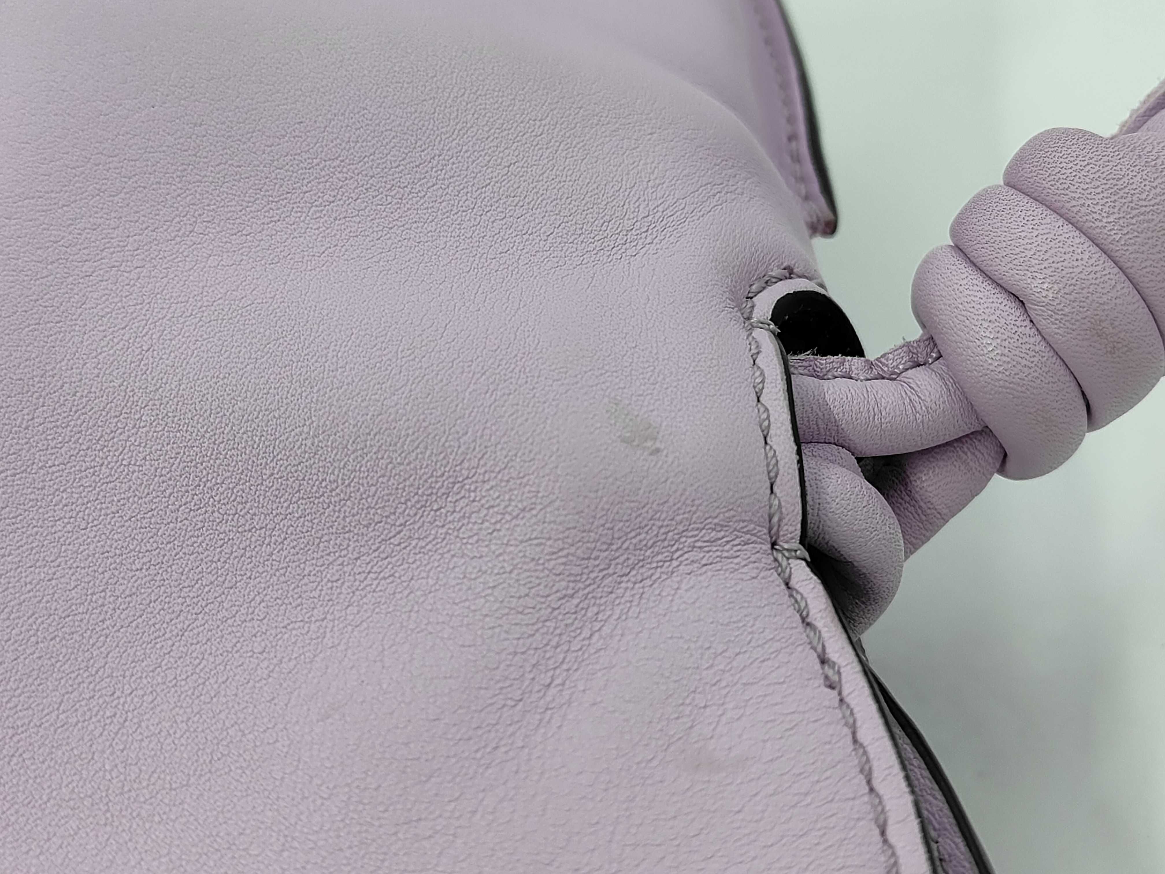 Light Purple Lambskin Flamenco Shoulder Bag — view 9