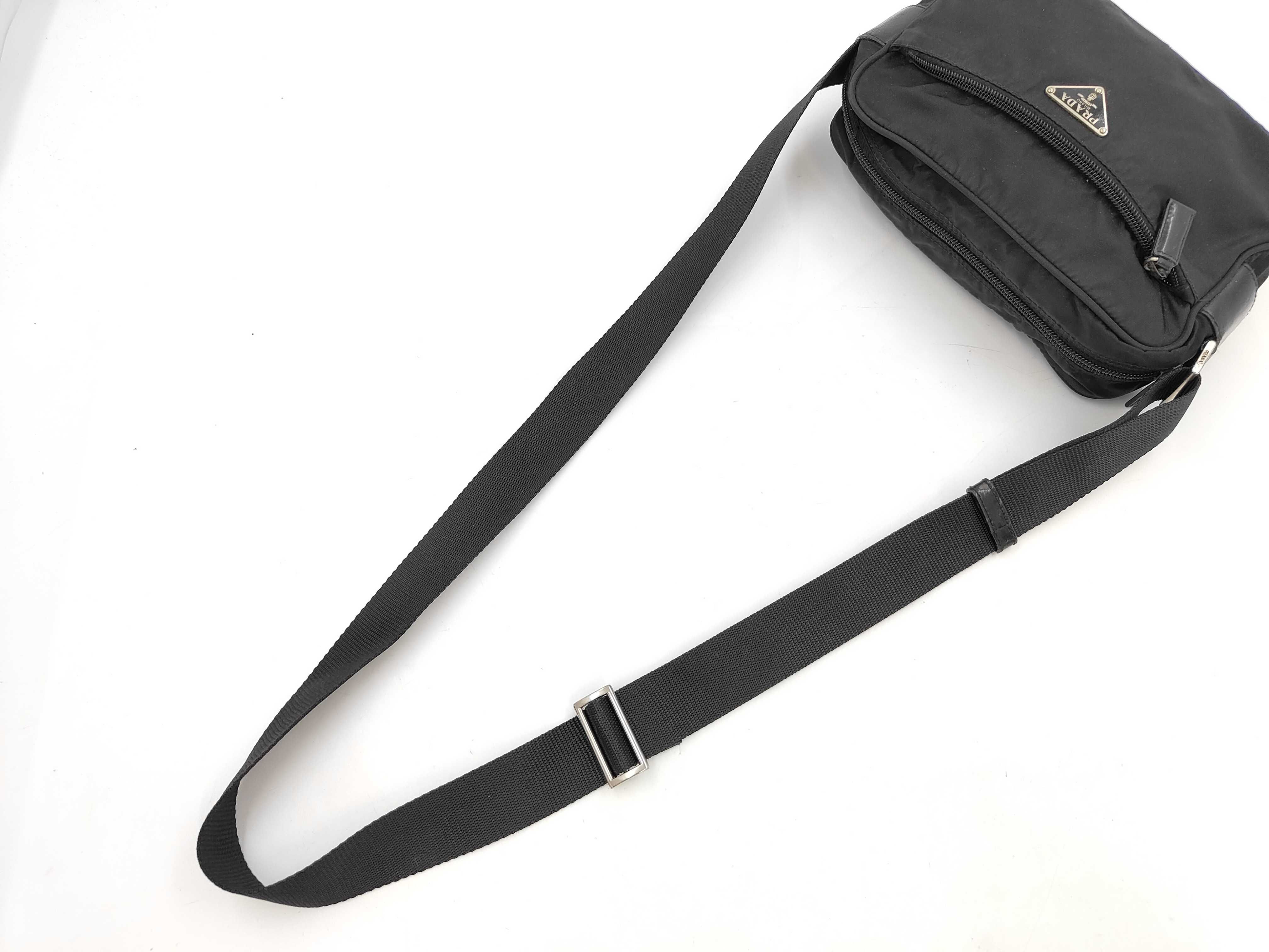 Nylon Shoulder Bag Black Shoulder Bag — view 5