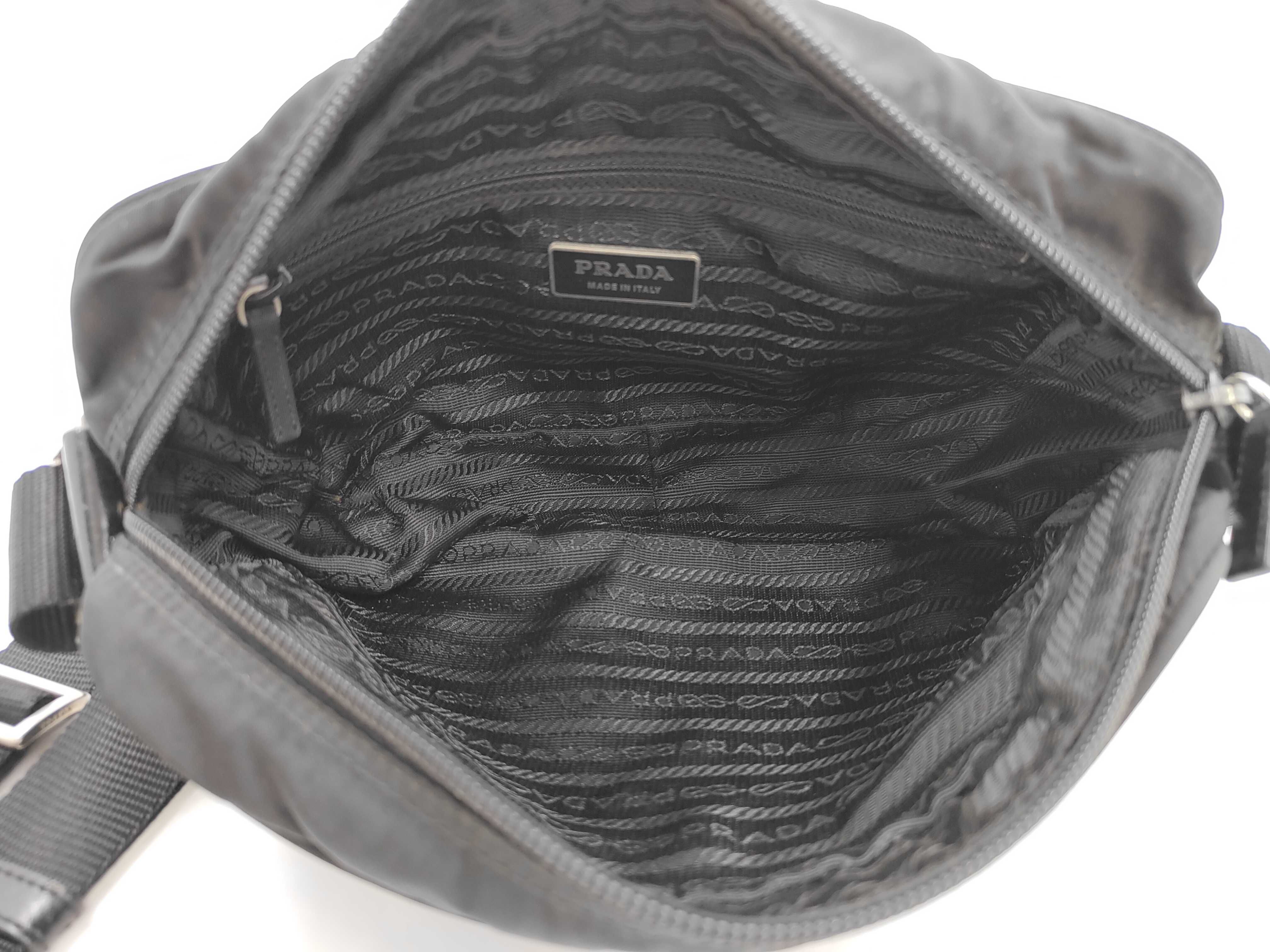 Nylon Shoulder Bag Black Shoulder Bag — view 9