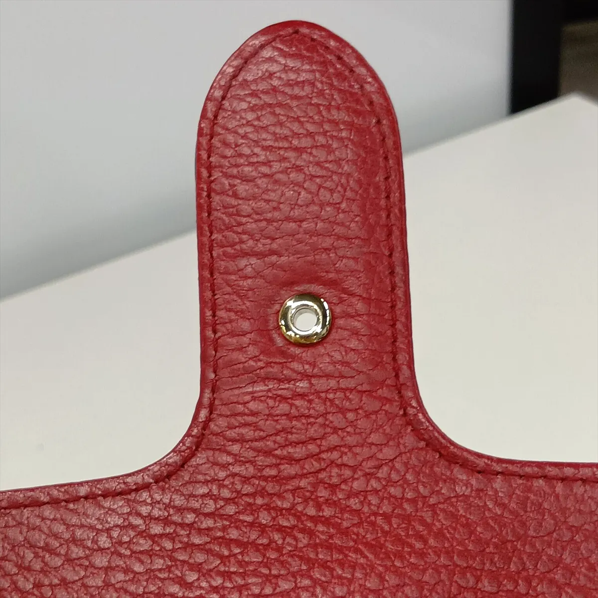 Interlocking G Leather Chain Shoulder Bag, Red, 510304 (Outlet) — view 11