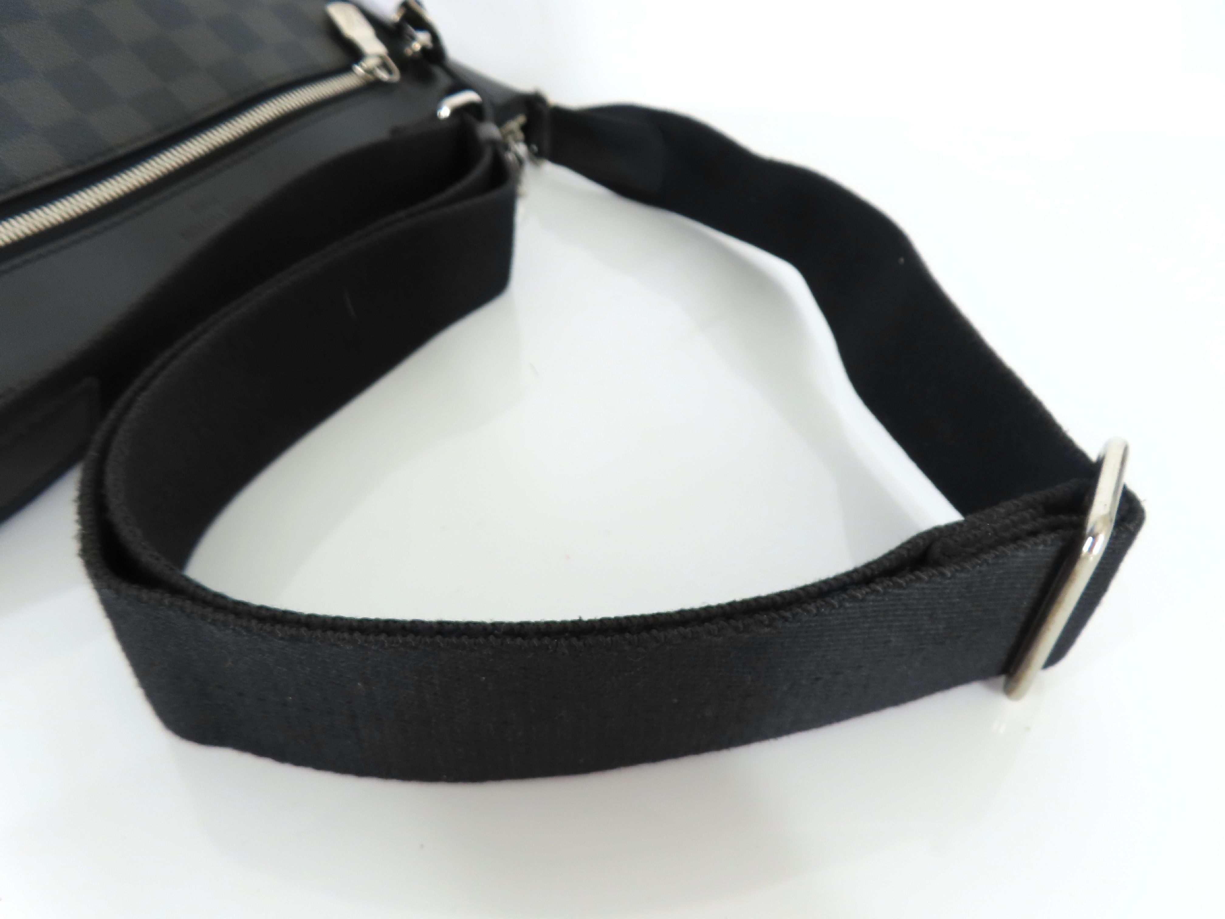 Damier Graphite ID- Mick 30 Canvas Black Shoulderbag SHW CA2128 Shoulder Bag — view 3