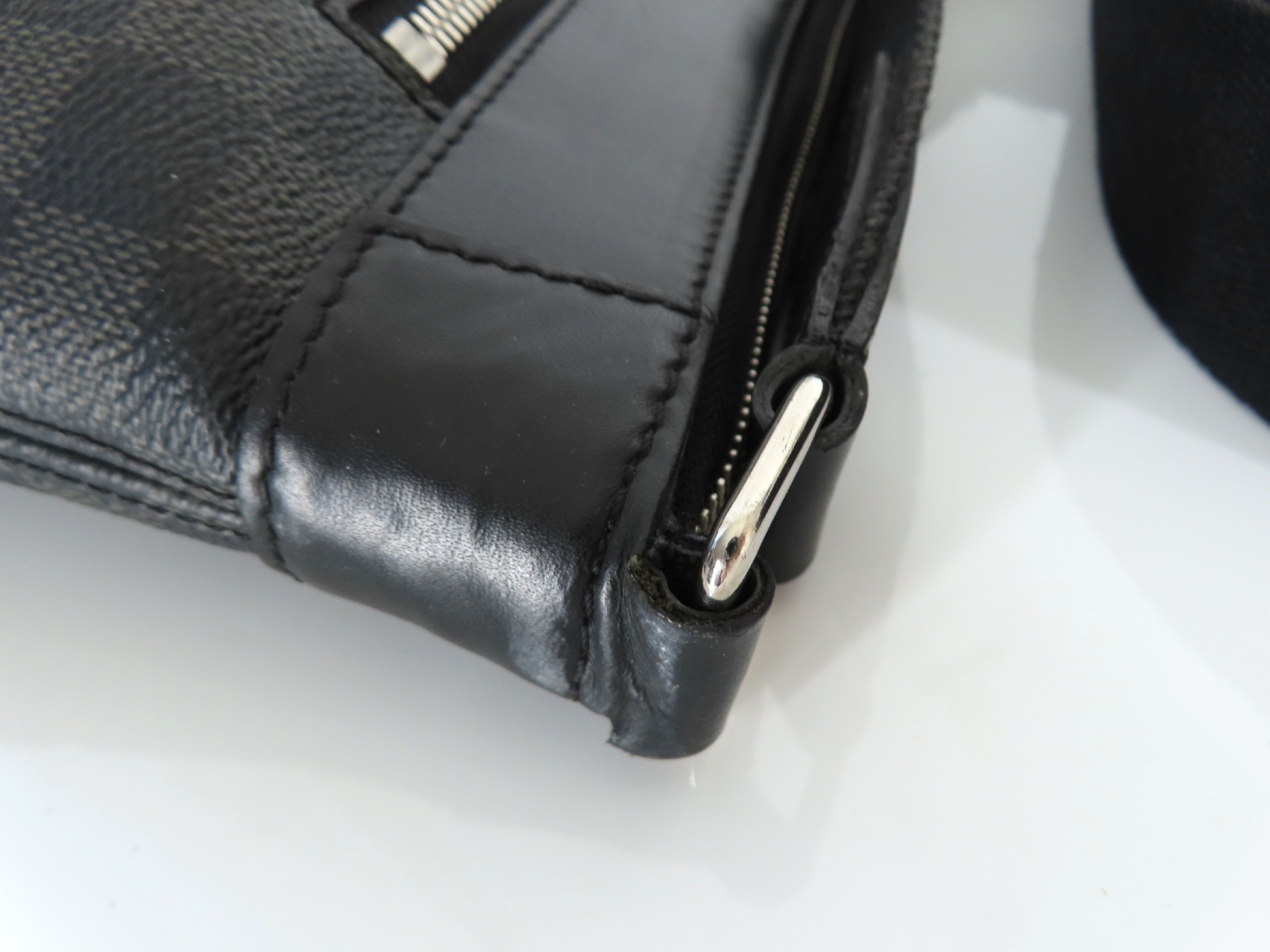 Damier Graphite ID- Mick 30 Canvas Black Shoulderbag SHW CA2128 Shoulder Bag — view 5