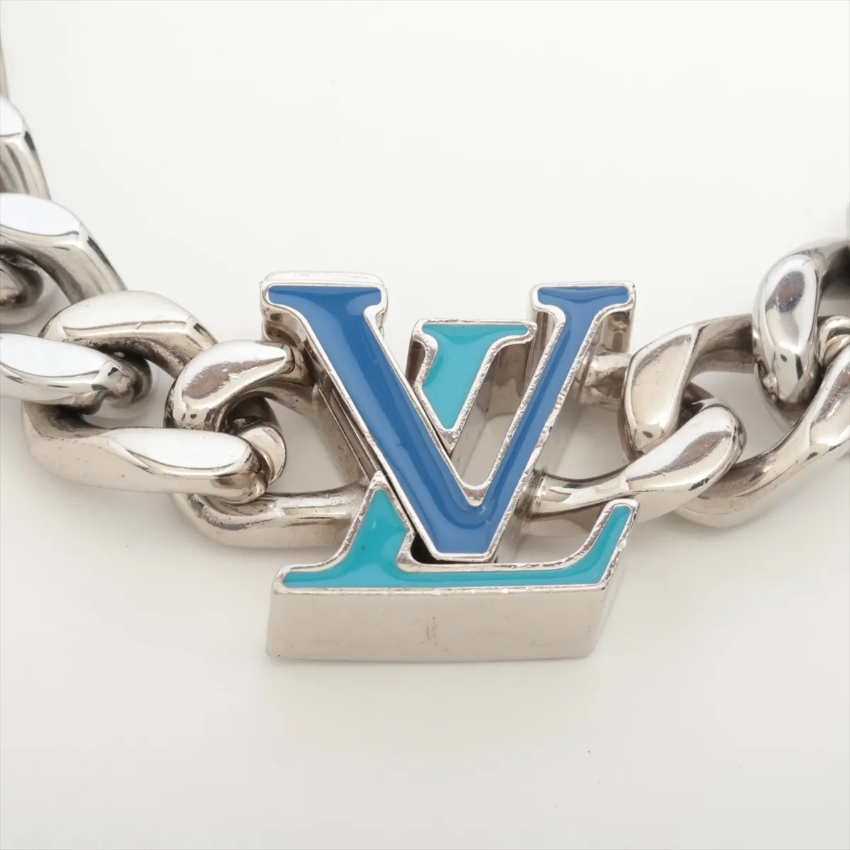 M0919L Bracelet LV Chain TE5202 Bracelet L GP Silver (Dents, — view 2