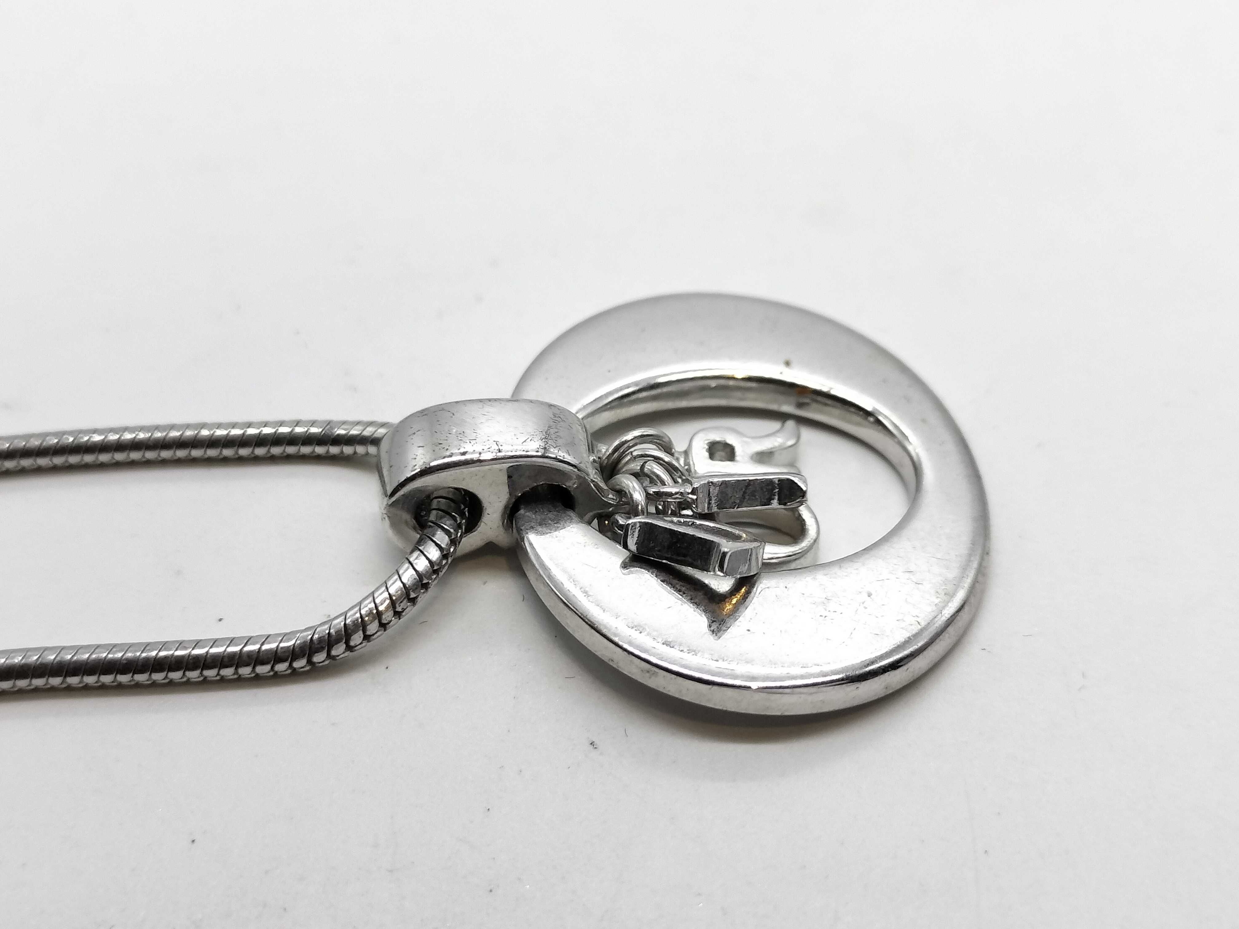 Logo Circle Necklace — view 3