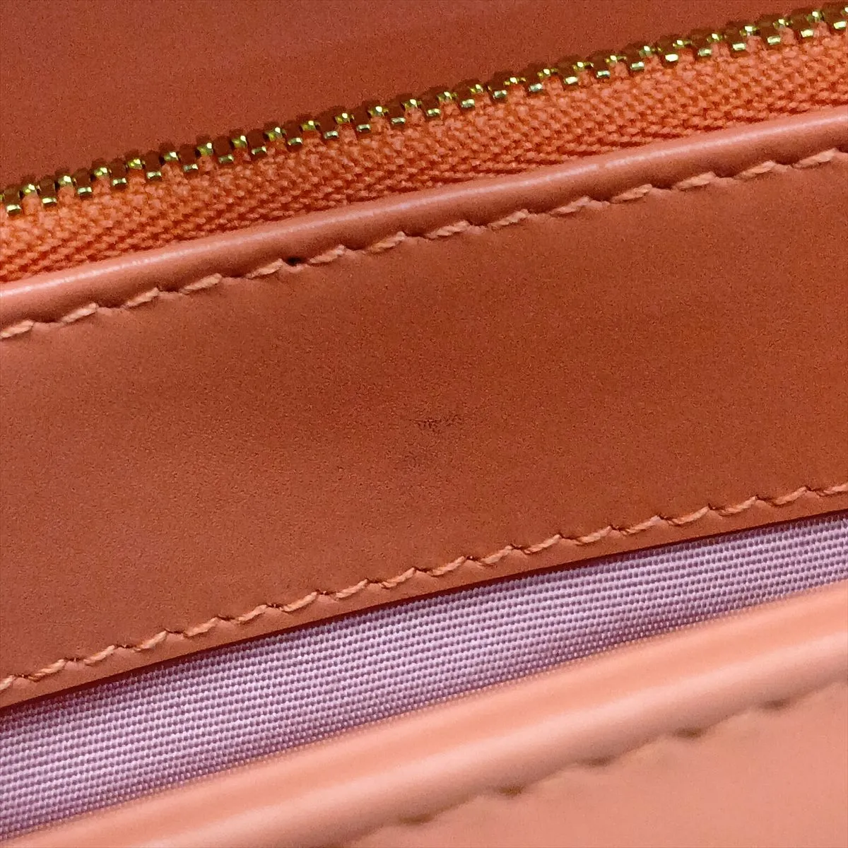 Serpenti Forever Leather Chain Shoulder Bag, Orange, with Mirror — view 13