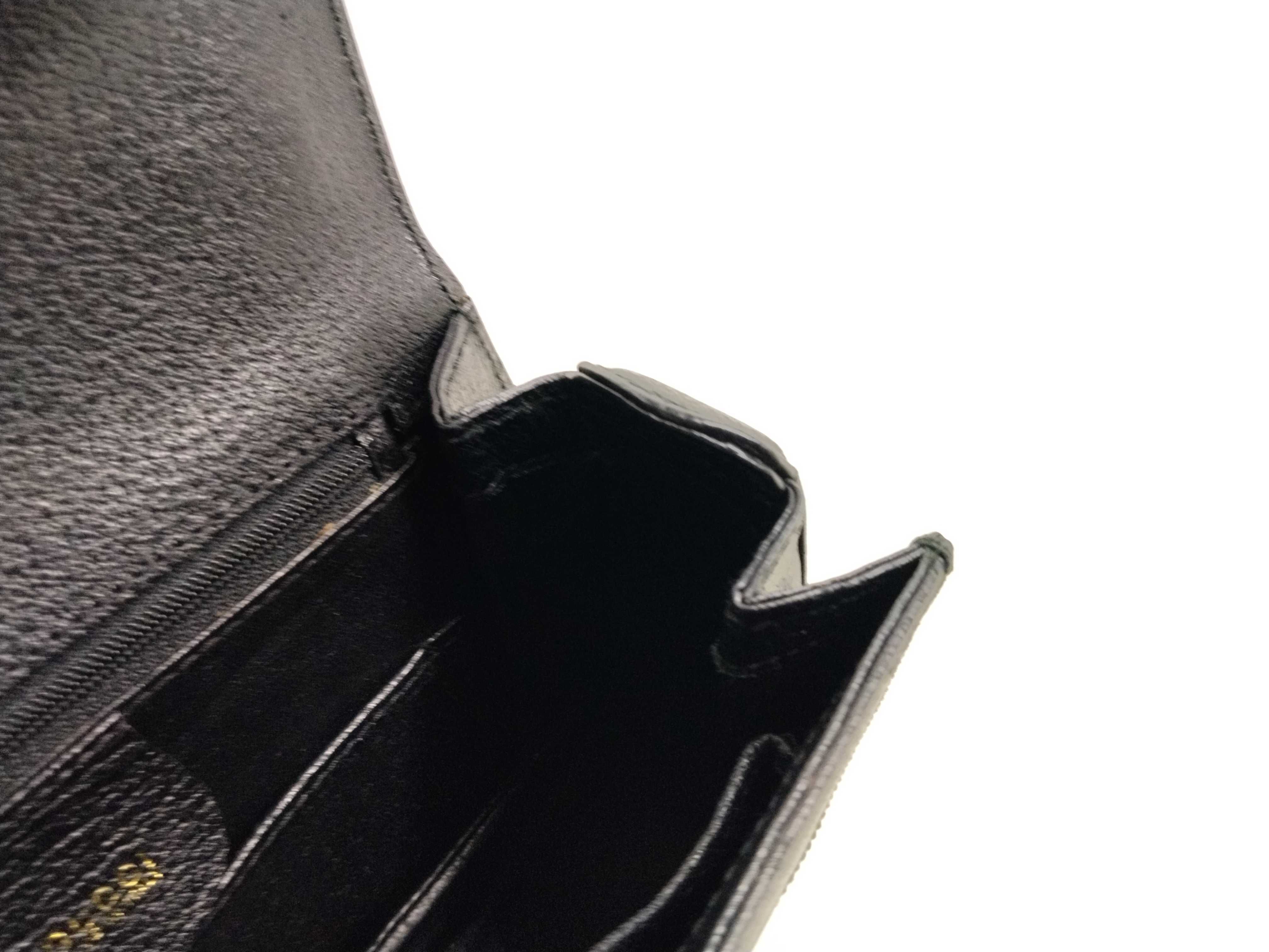 Bamboo Handle Handbag, Black — view 11