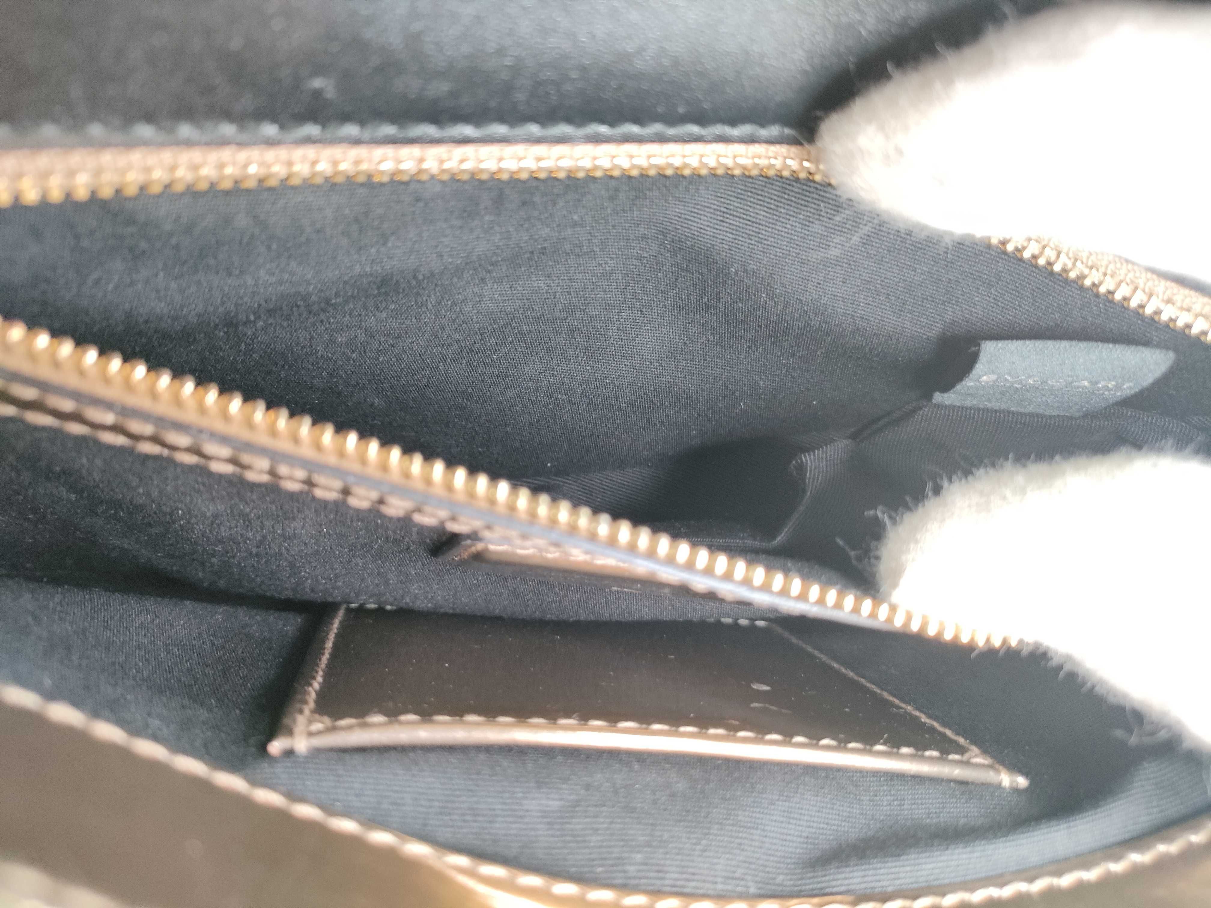 Serpenti Flap Bag Leather Metallic Bronze Shoulder Bag — view 13