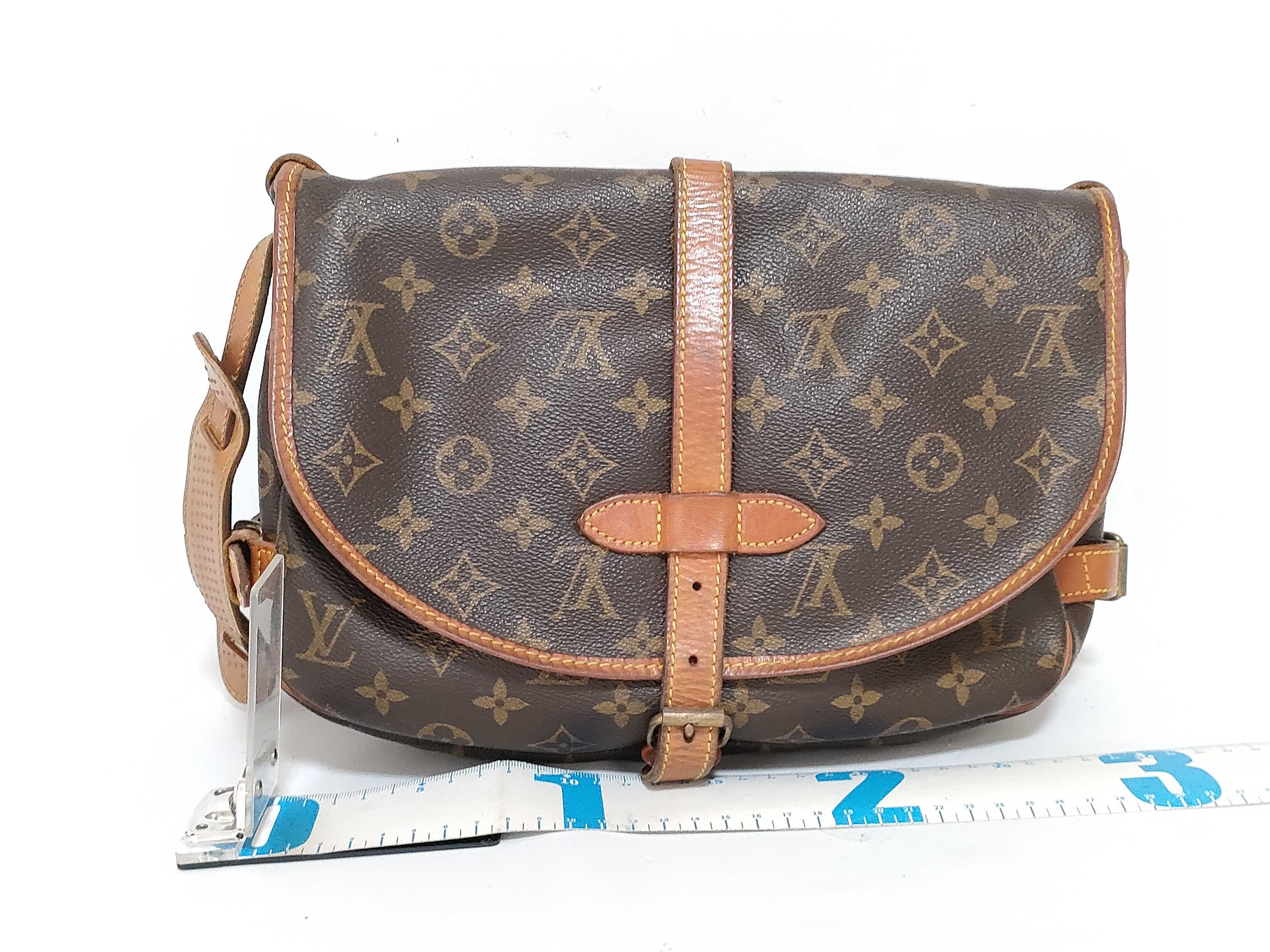 Monogram Vuitton Saumur Shoulder Bag — view 2
