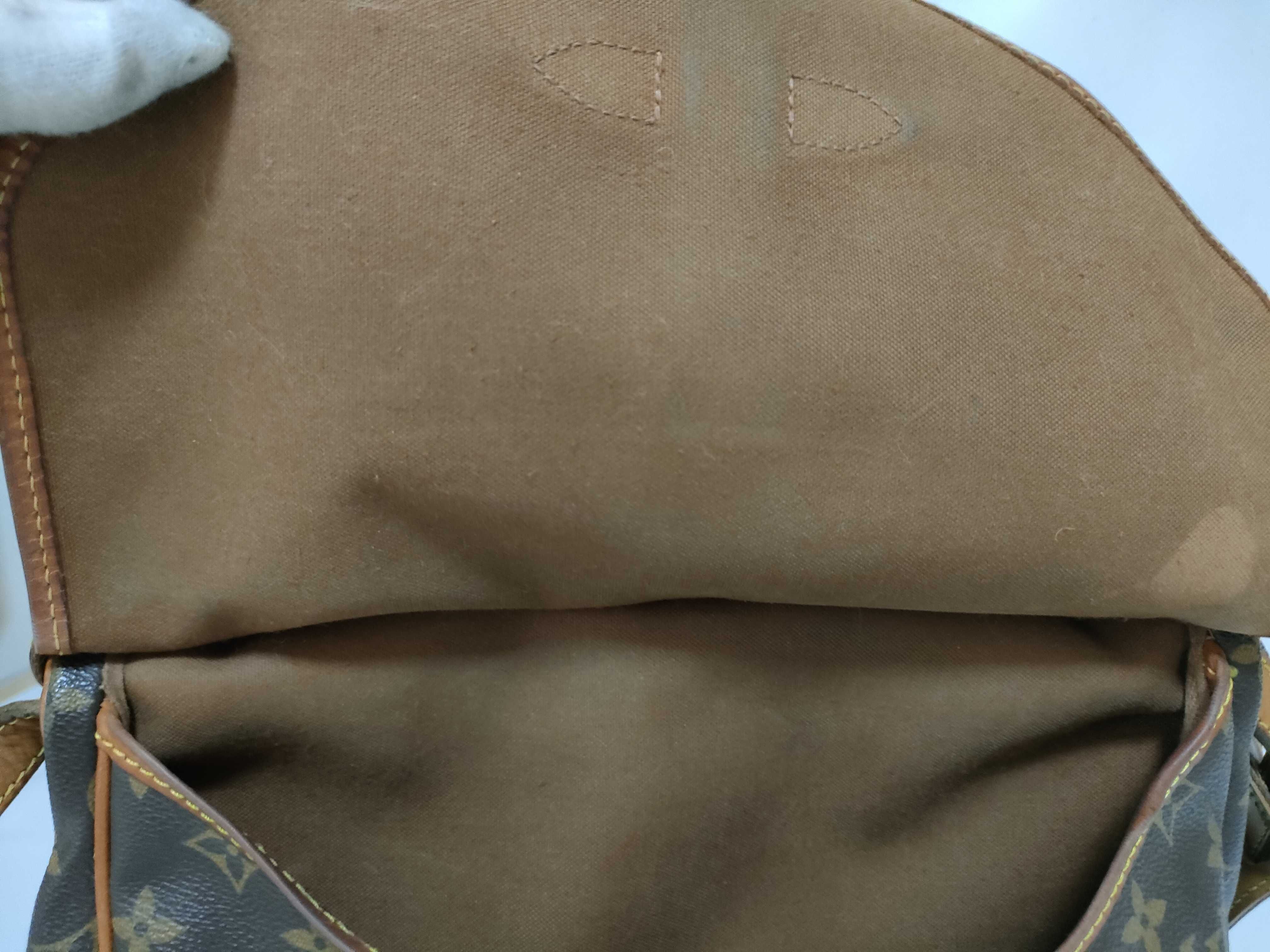 Monogram Vuitton Saumur Shoulder Bag — view 13
