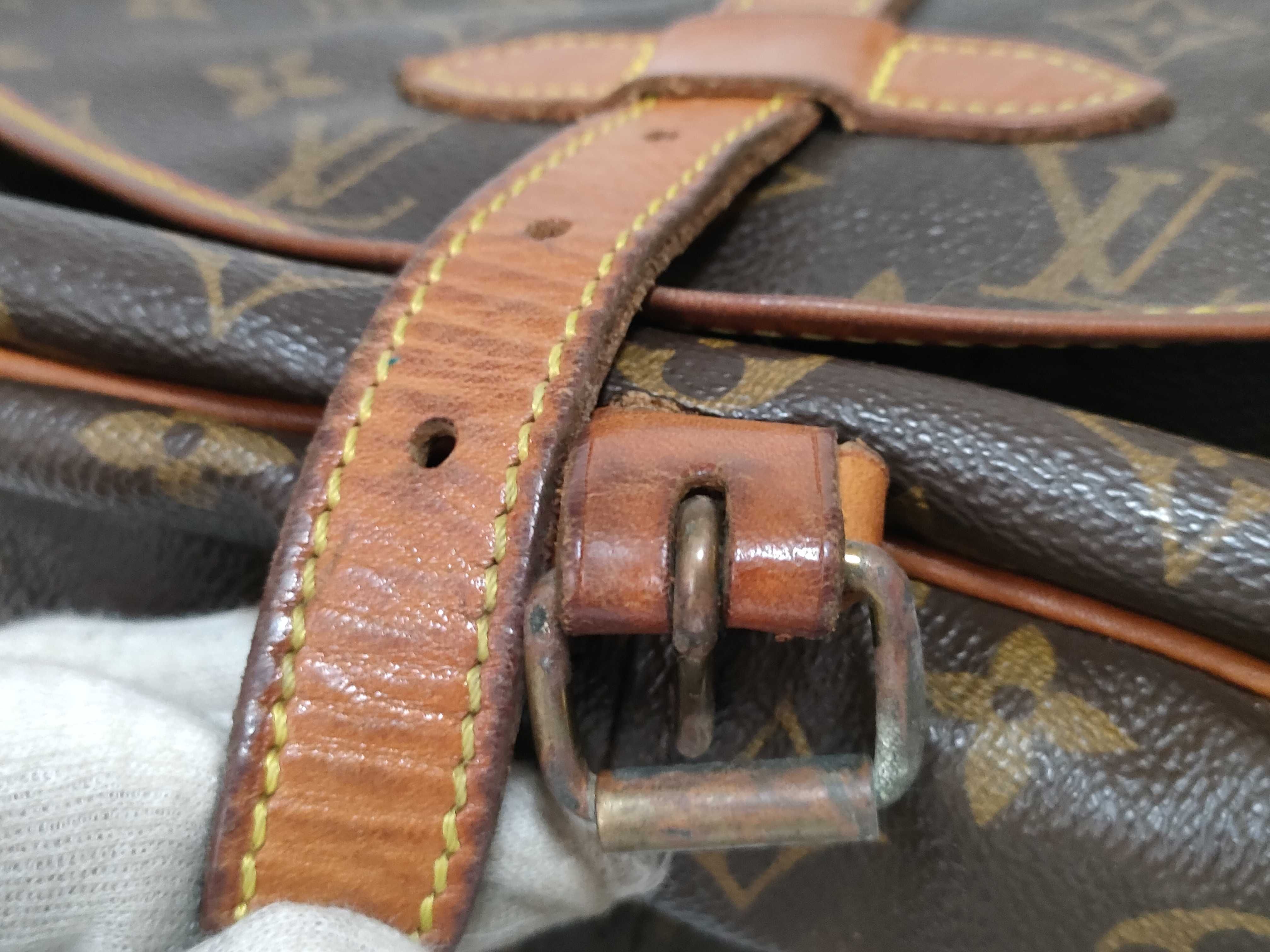 Monogram Vuitton Saumur Shoulder Bag — view 14