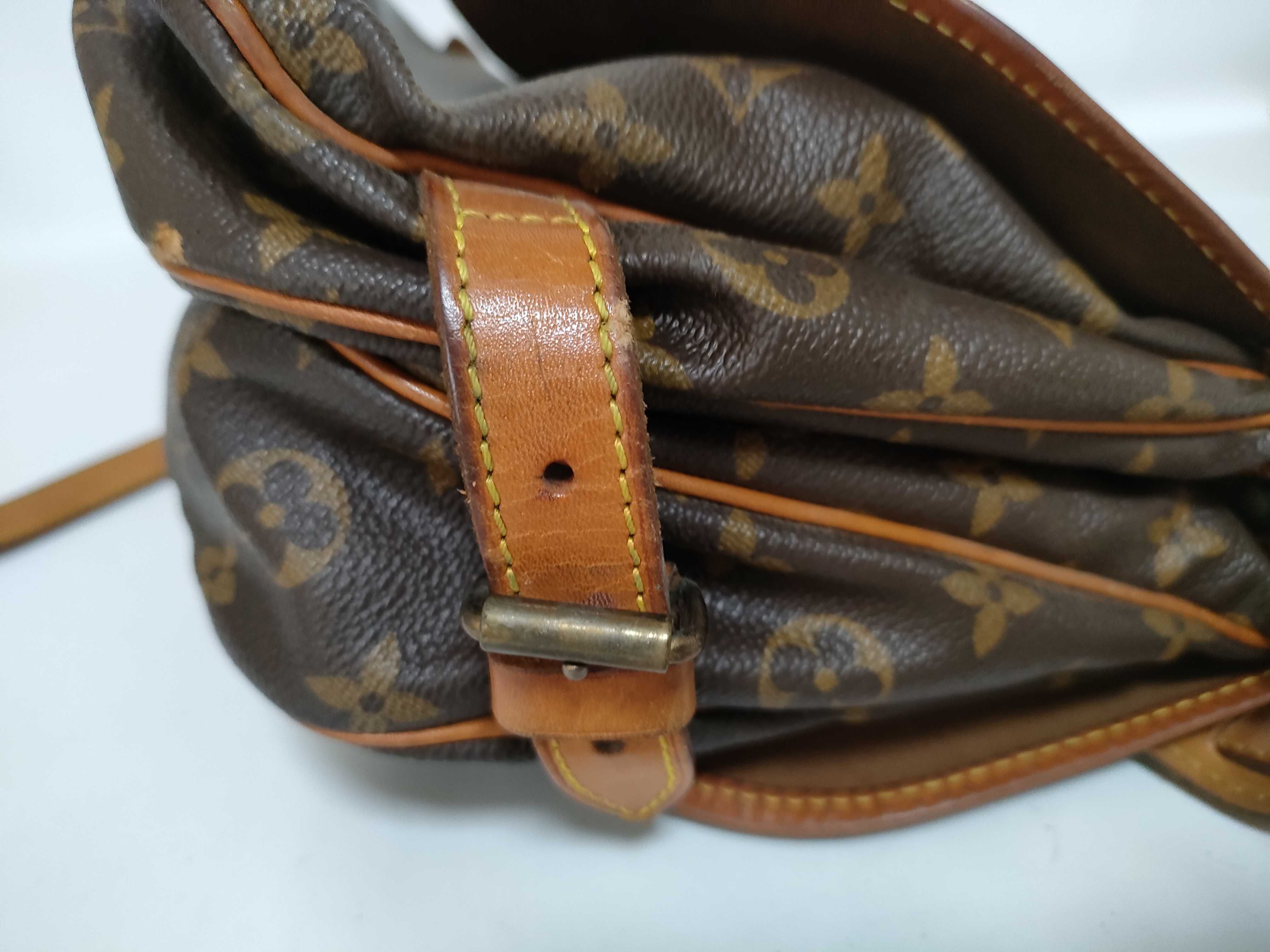 Monogram Vuitton Saumur Shoulder Bag — view 15