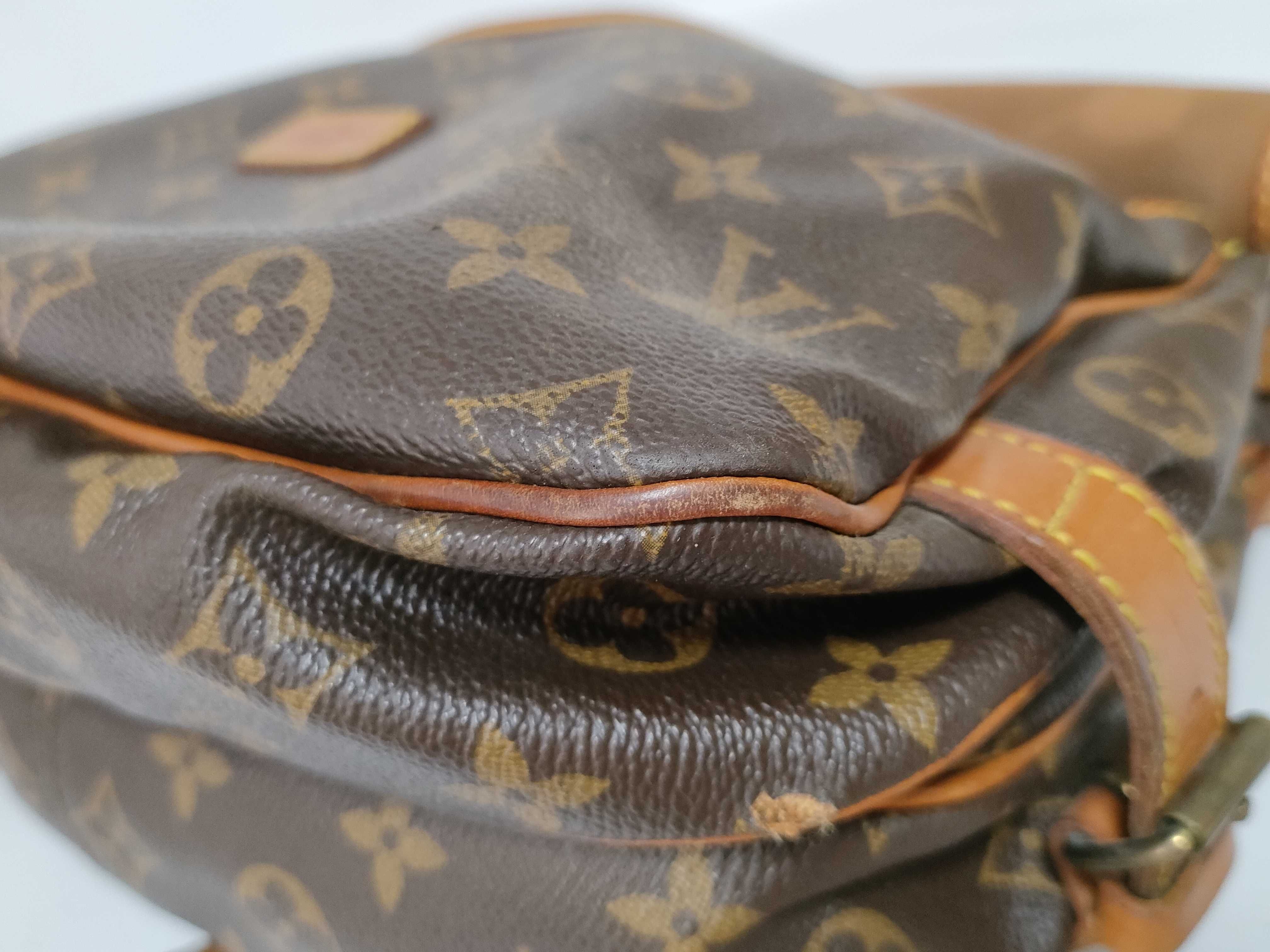 Monogram Vuitton Saumur Shoulder Bag — view 7