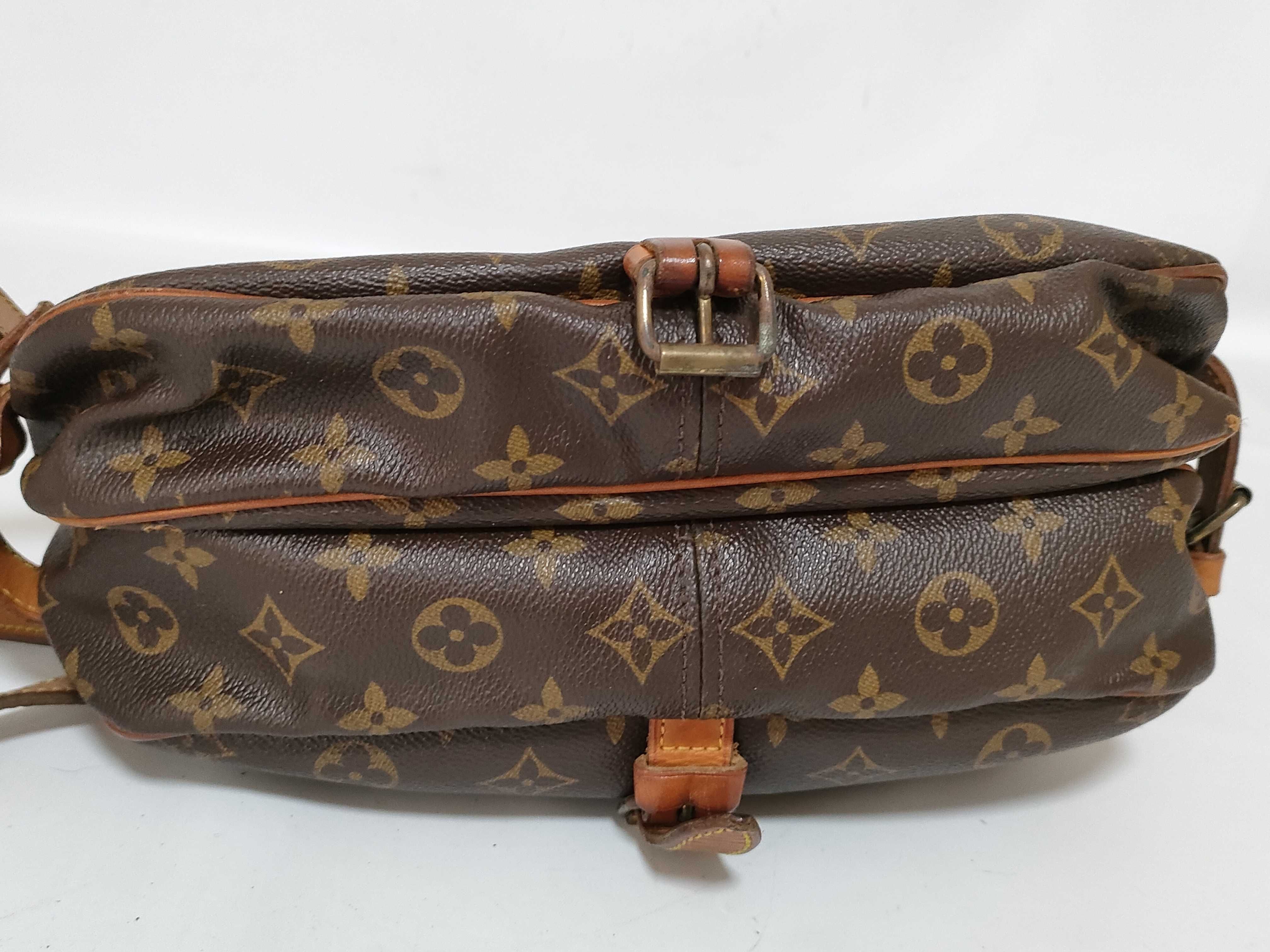 Monogram Vuitton Saumur Shoulder Bag — view 8