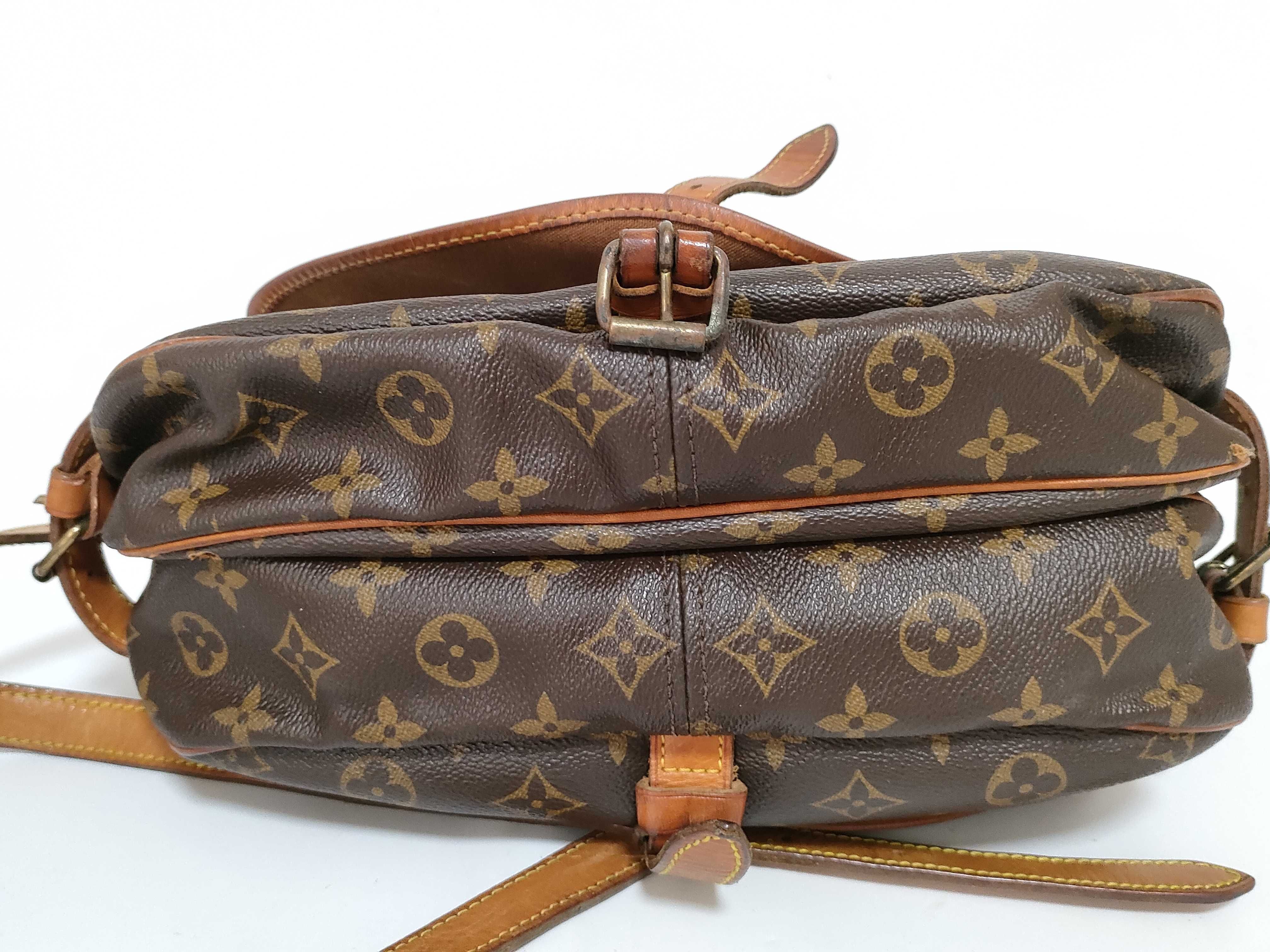 Monogram Vuitton Saumur Shoulder Bag — view 10