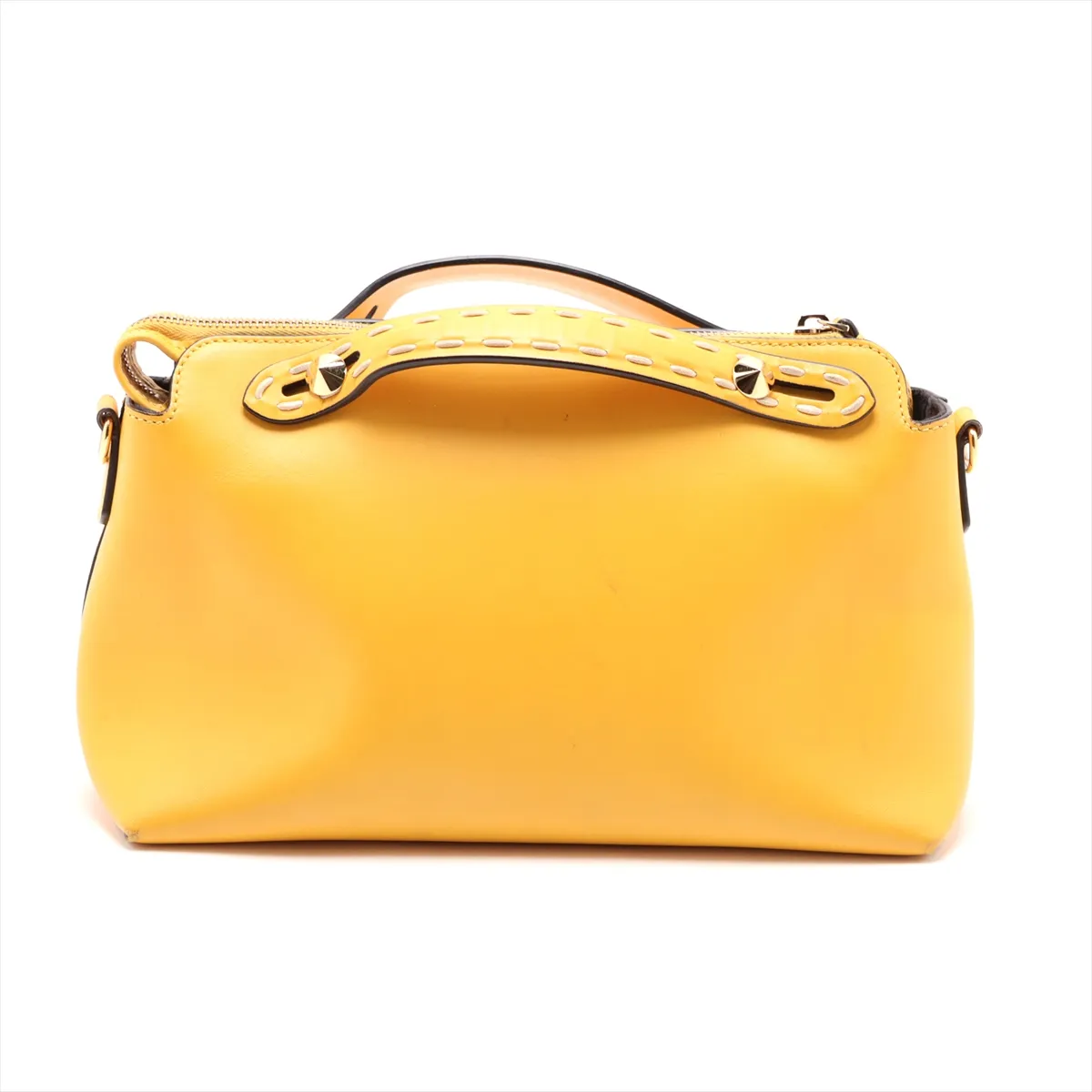 By The Way Medium 8BL146 Leather 2-Way Handbag, Yellow — view 2