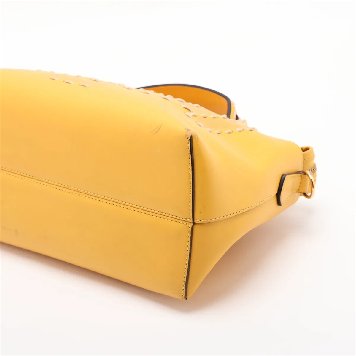 By The Way Medium 8BL146 Leather 2-Way Handbag, Yellow — view 3