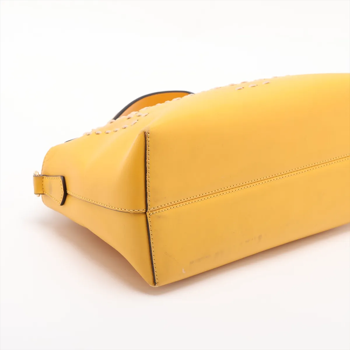 By The Way Medium 8BL146 Leather 2-Way Handbag, Yellow — view 4