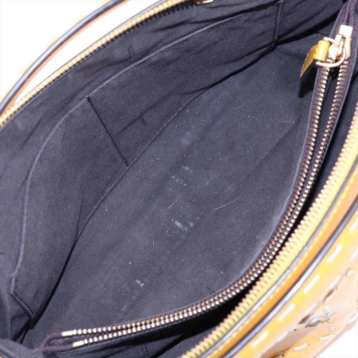 By The Way Medium 8BL146 Leather 2-Way Handbag, Yellow — view 9