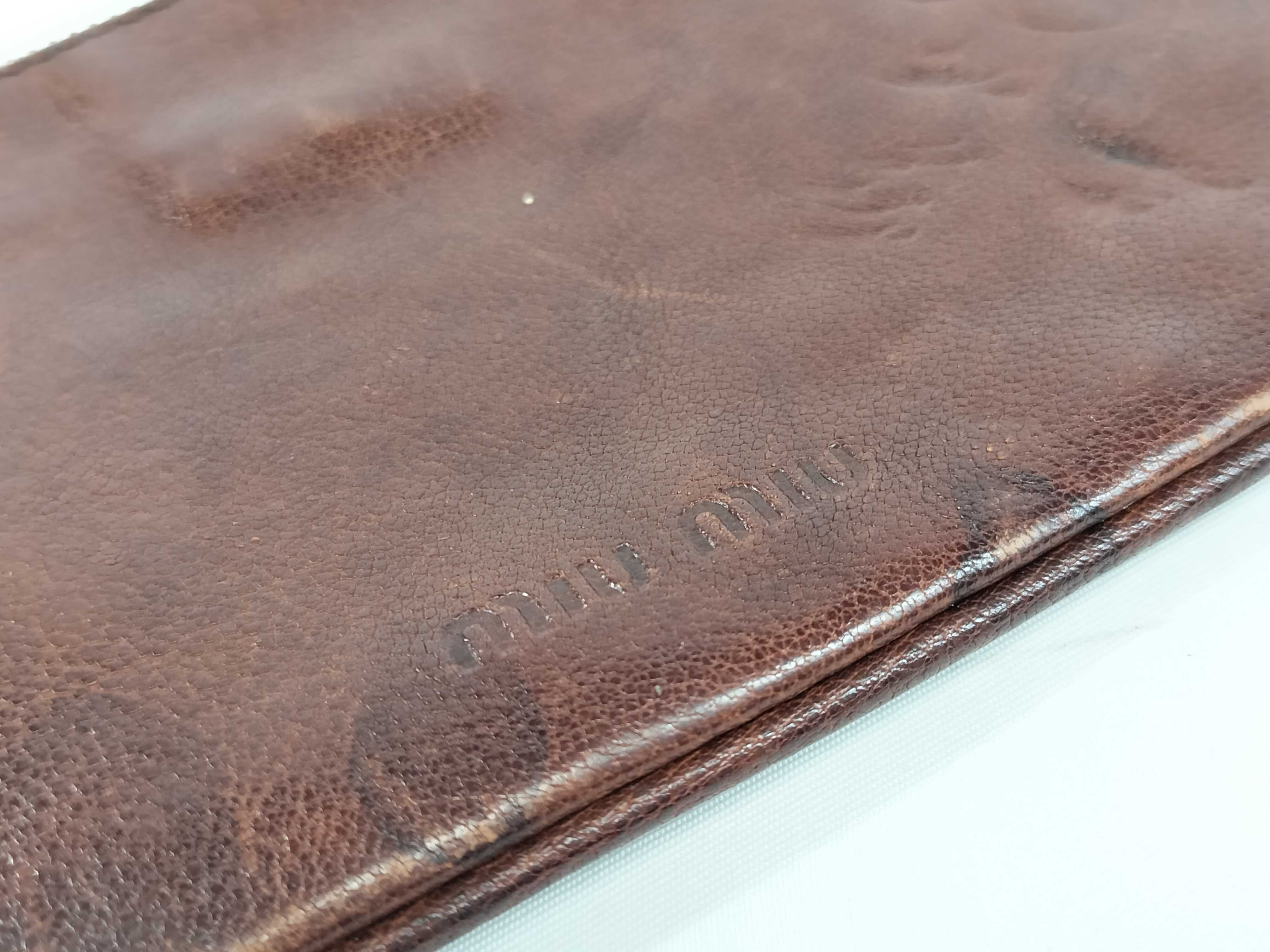 Leather Pouch, Brown Flower Pouch — view 11